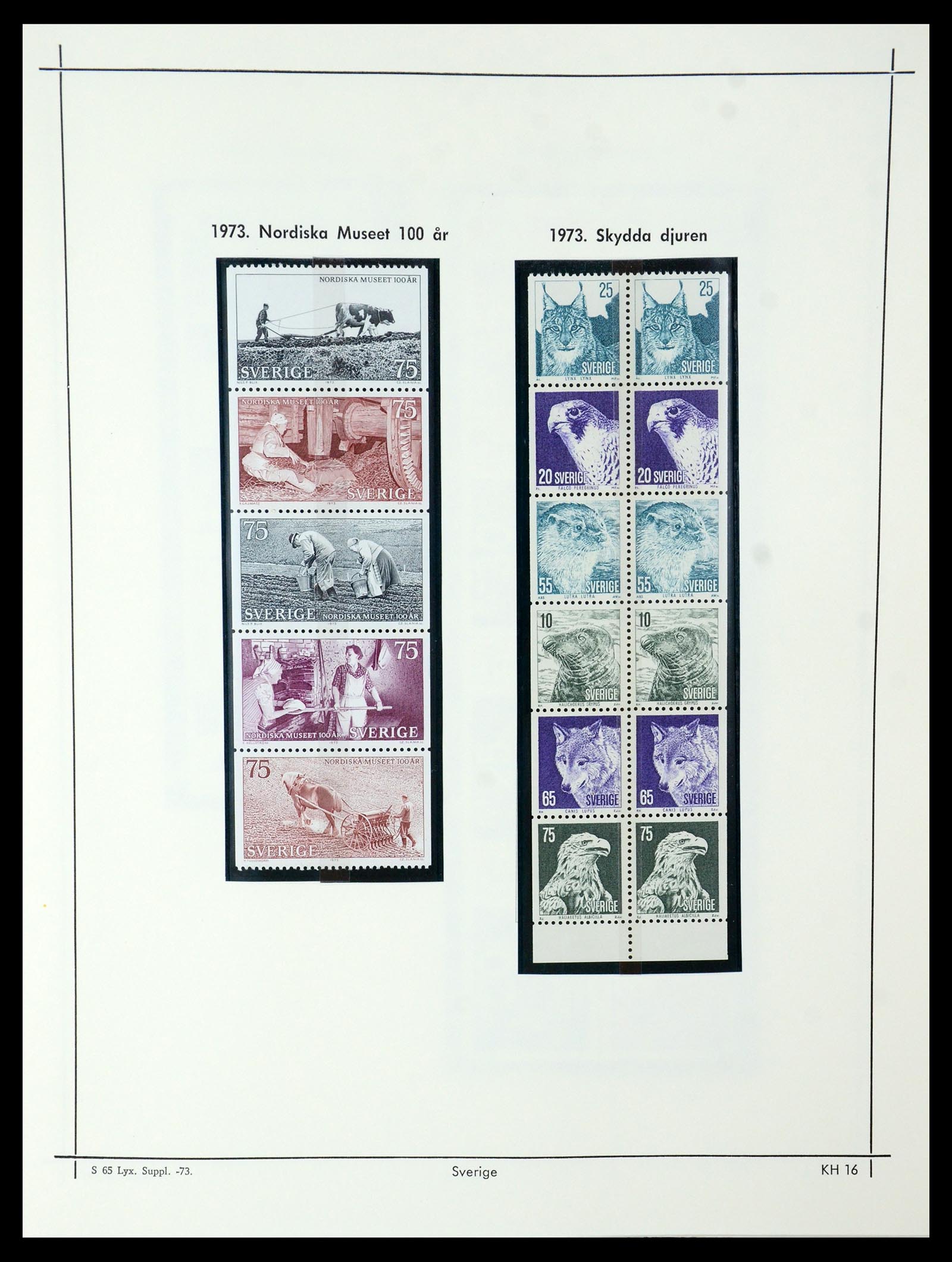 35564 279 - Postzegelverzameling 35564 Zweden 1855-2001.