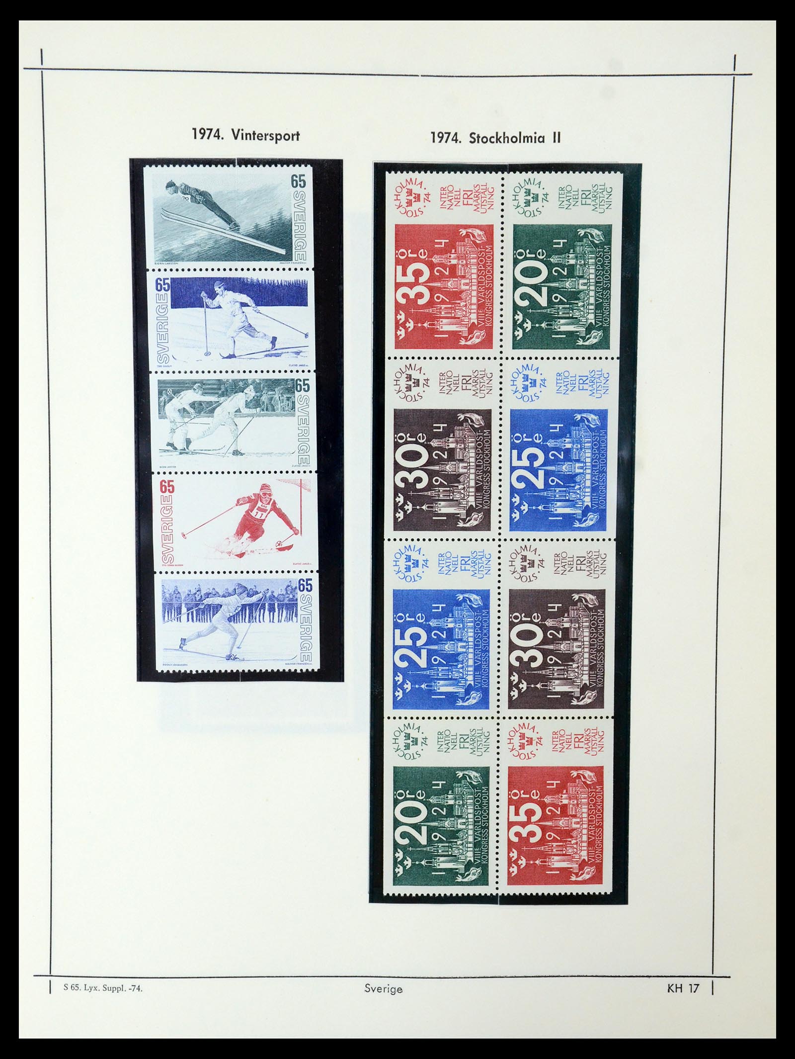 35564 280 - Postzegelverzameling 35564 Zweden 1855-2001.