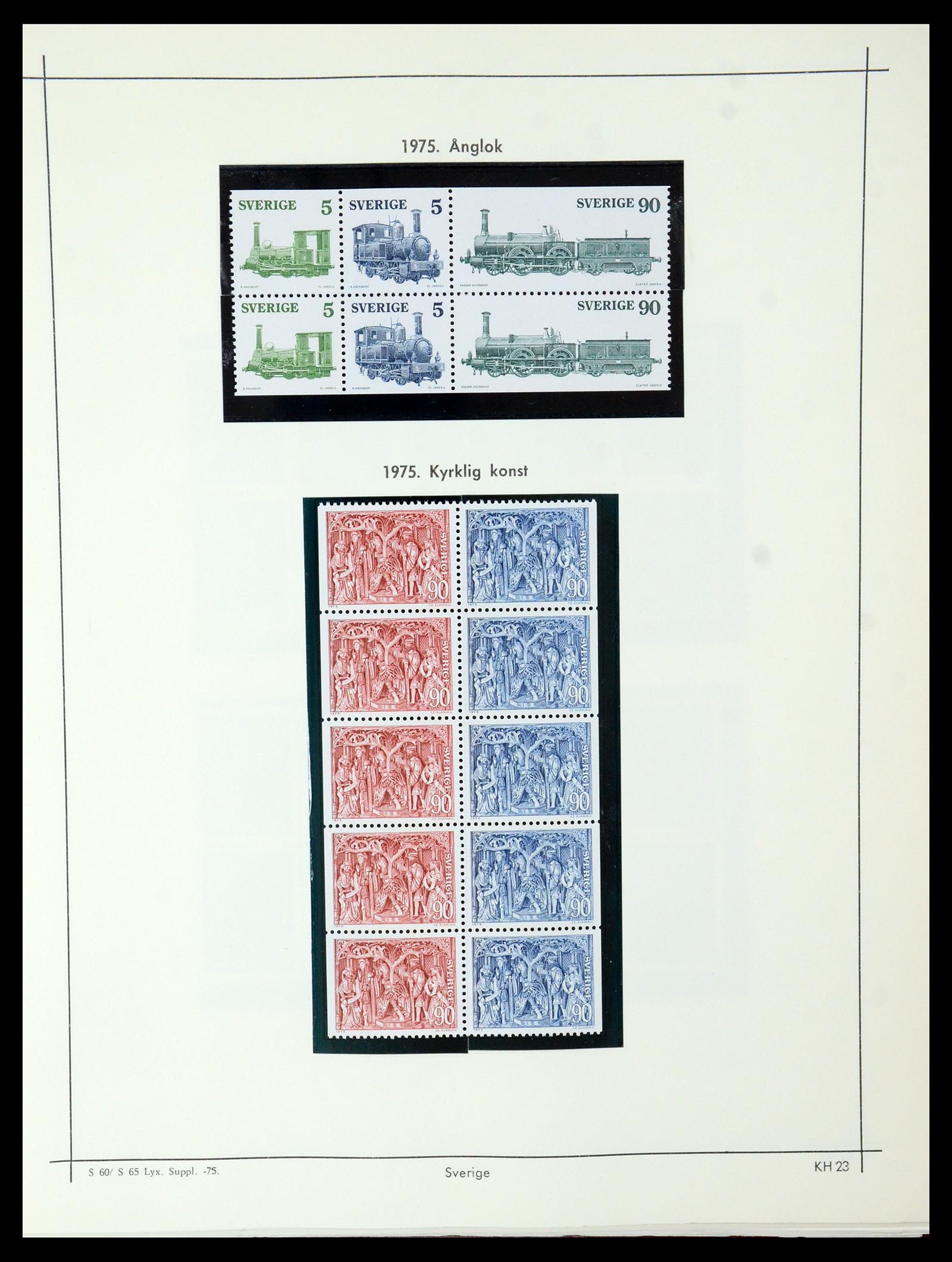 35564 284 - Postzegelverzameling 35564 Zweden 1855-2001.