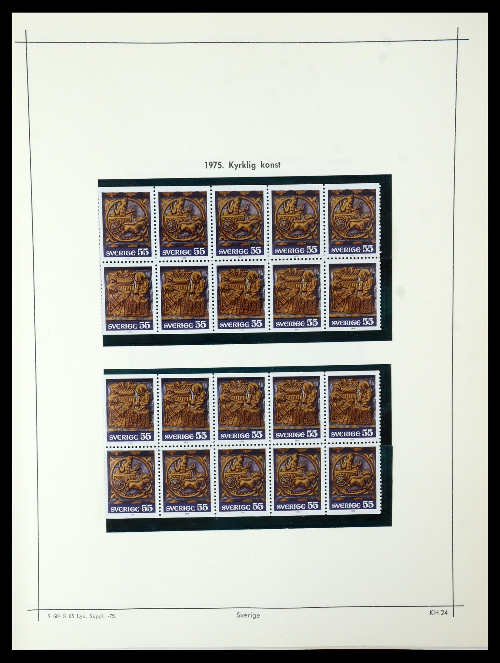 35564 285 - Postzegelverzameling 35564 Zweden 1855-2001.