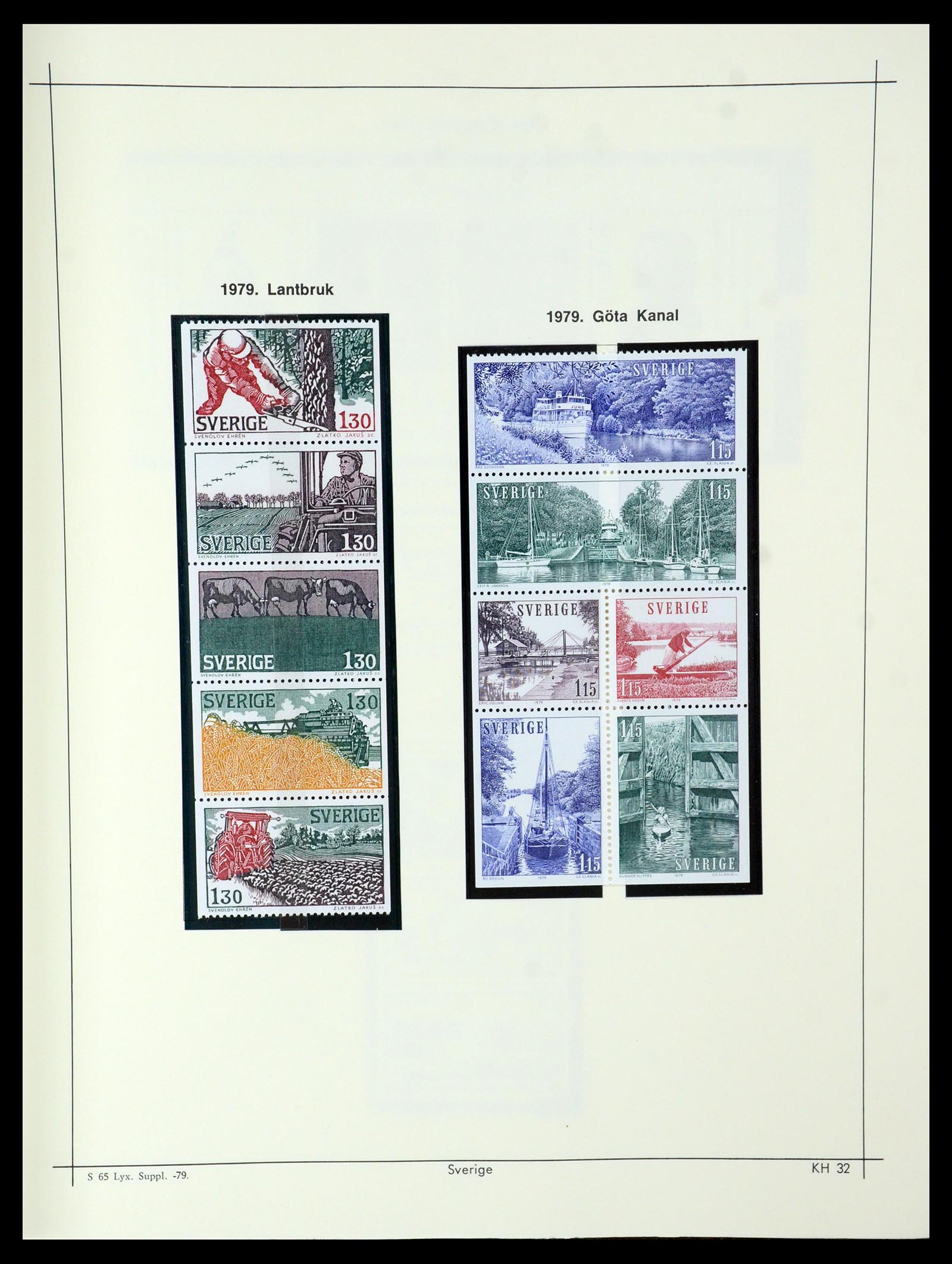 35564 293 - Postzegelverzameling 35564 Zweden 1855-2001.