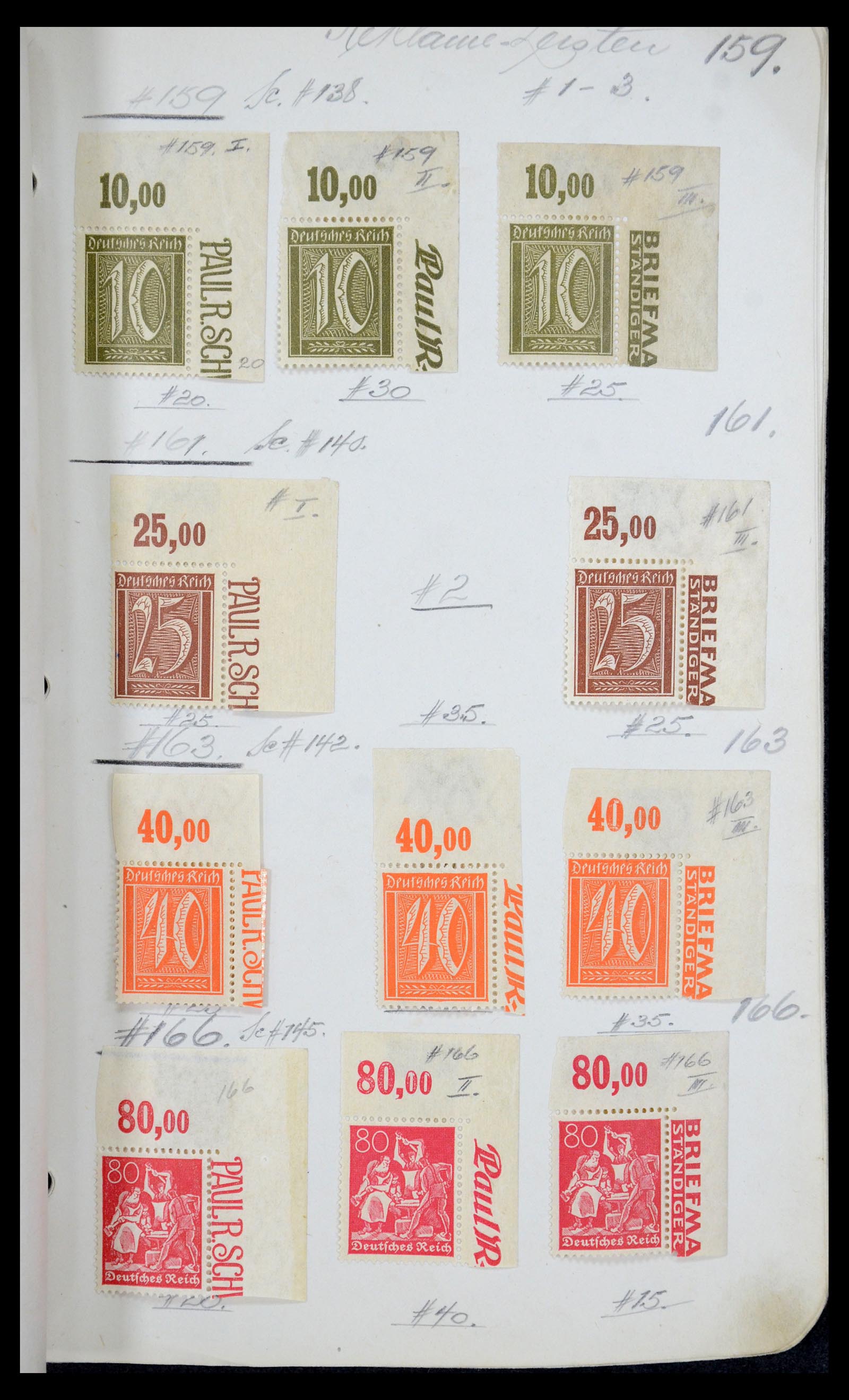 35565 001 - Postzegelverzameling 35565 Duitse Rijk infla 1919-1923.