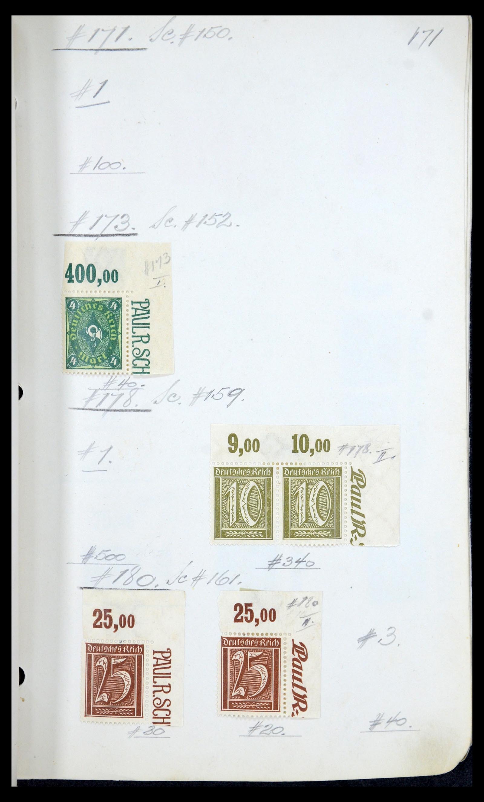 35565 003 - Postzegelverzameling 35565 Duitse Rijk infla 1919-1923.