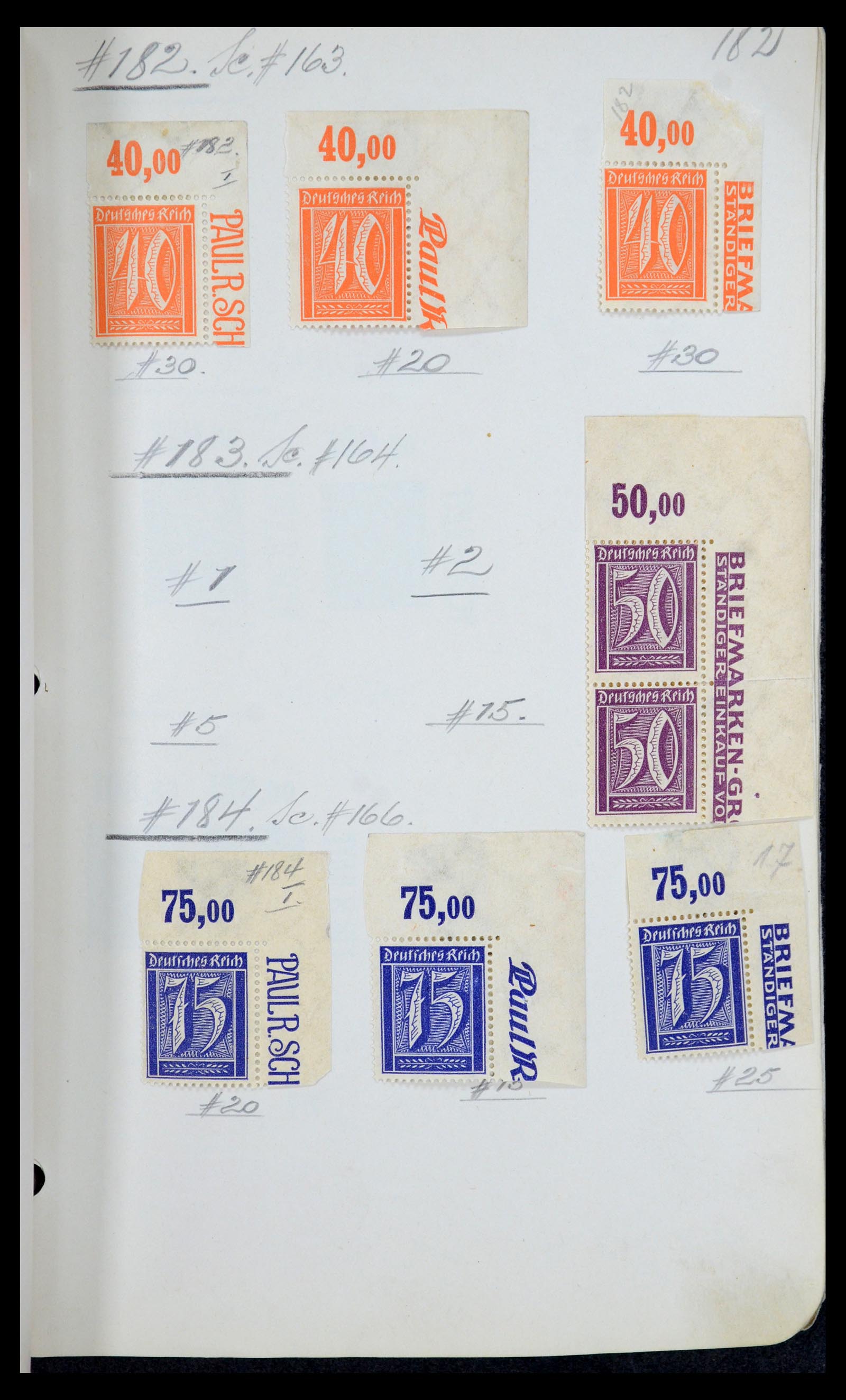 35565 004 - Postzegelverzameling 35565 Duitse Rijk infla 1919-1923.
