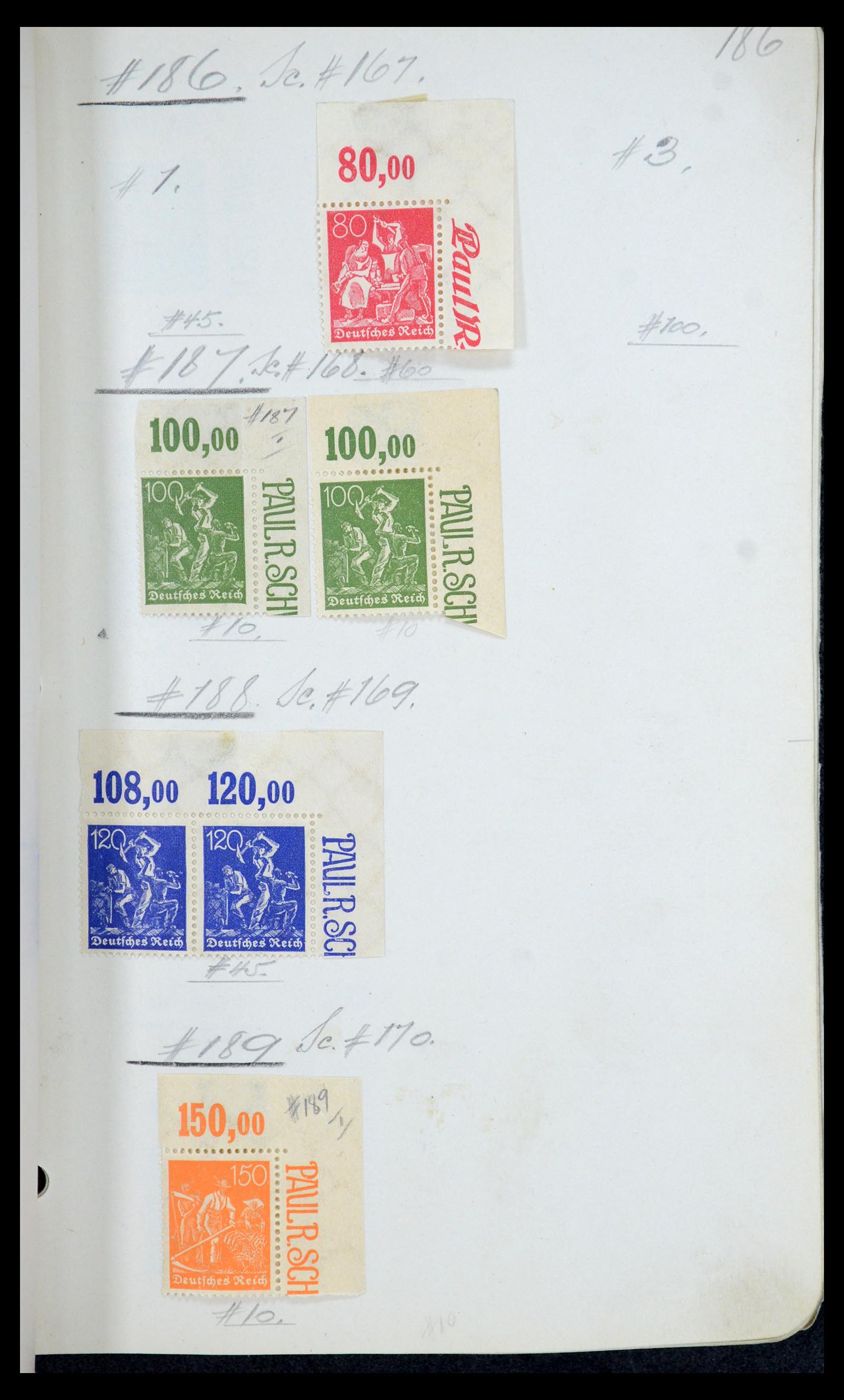 35565 005 - Postzegelverzameling 35565 Duitse Rijk infla 1919-1923.