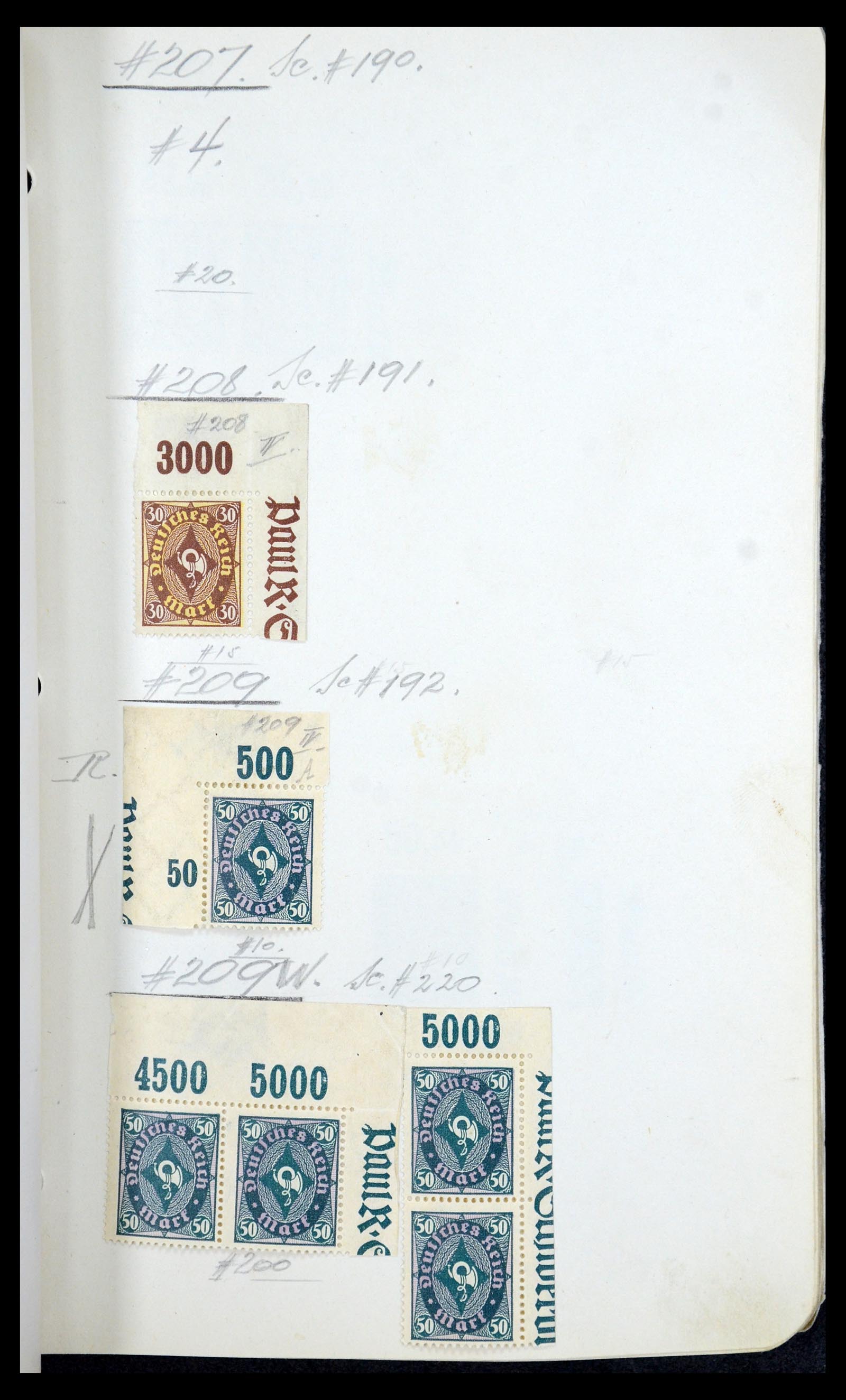 35565 008 - Postzegelverzameling 35565 Duitse Rijk infla 1919-1923.