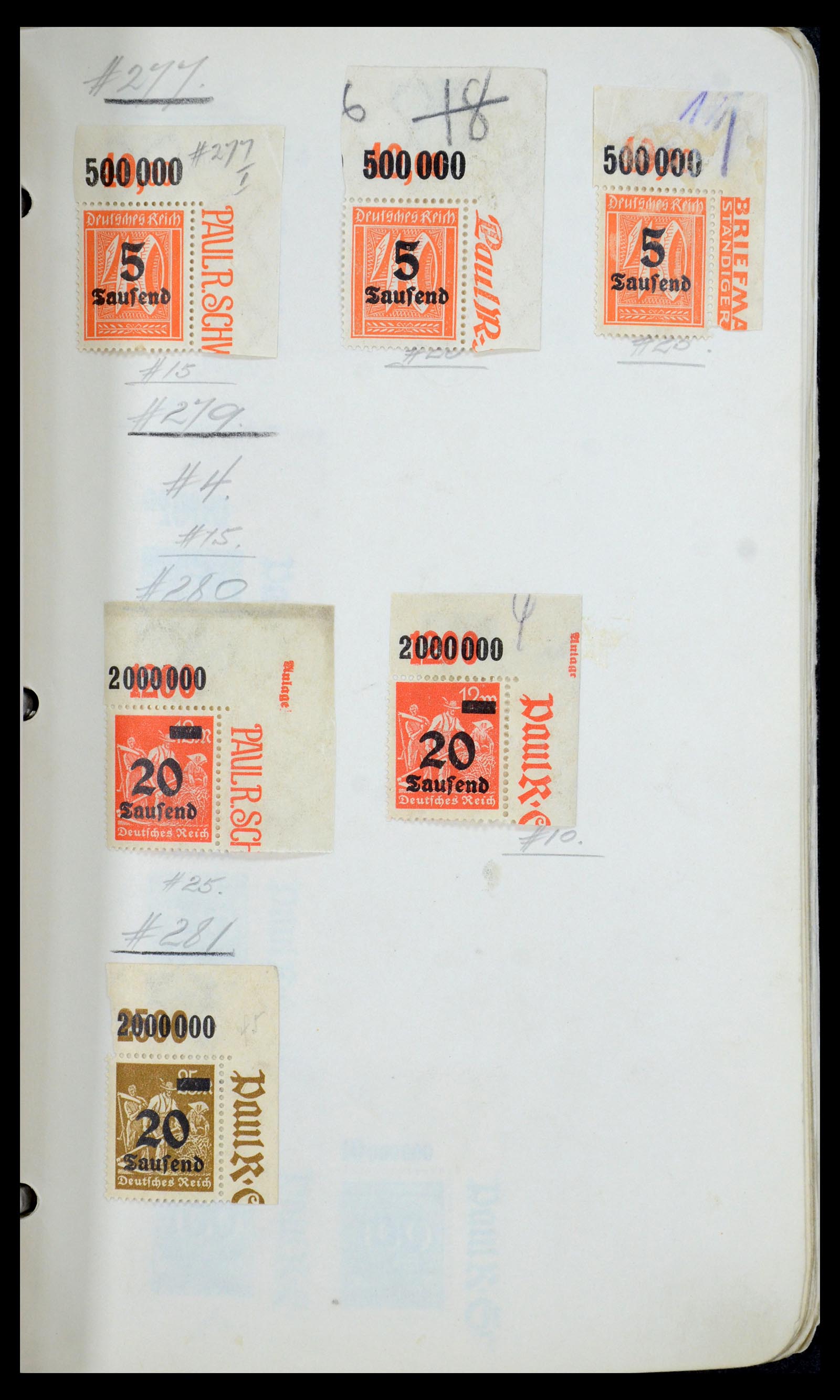 35565 019 - Postzegelverzameling 35565 Duitse Rijk infla 1919-1923.