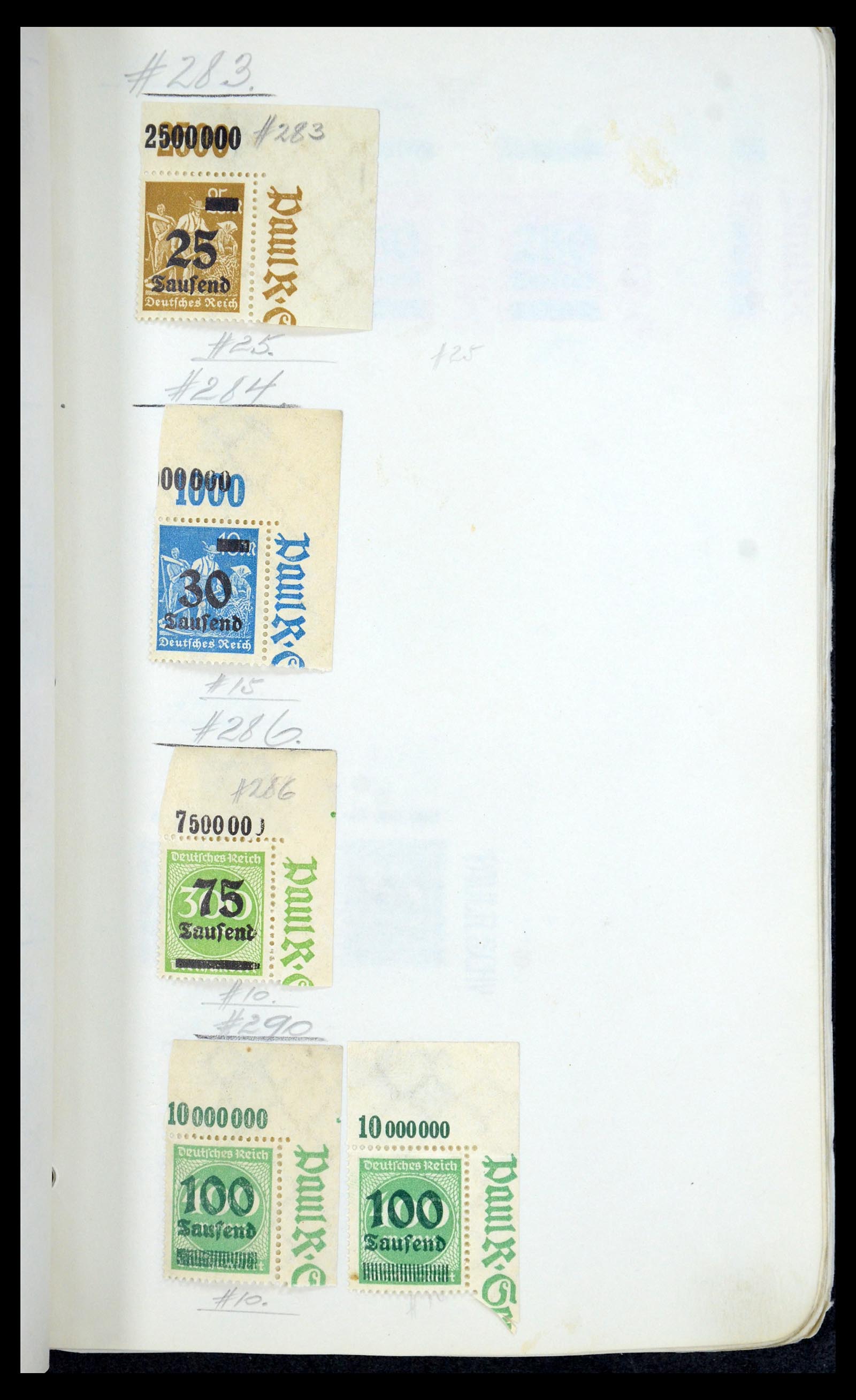 35565 020 - Postzegelverzameling 35565 Duitse Rijk infla 1919-1923.