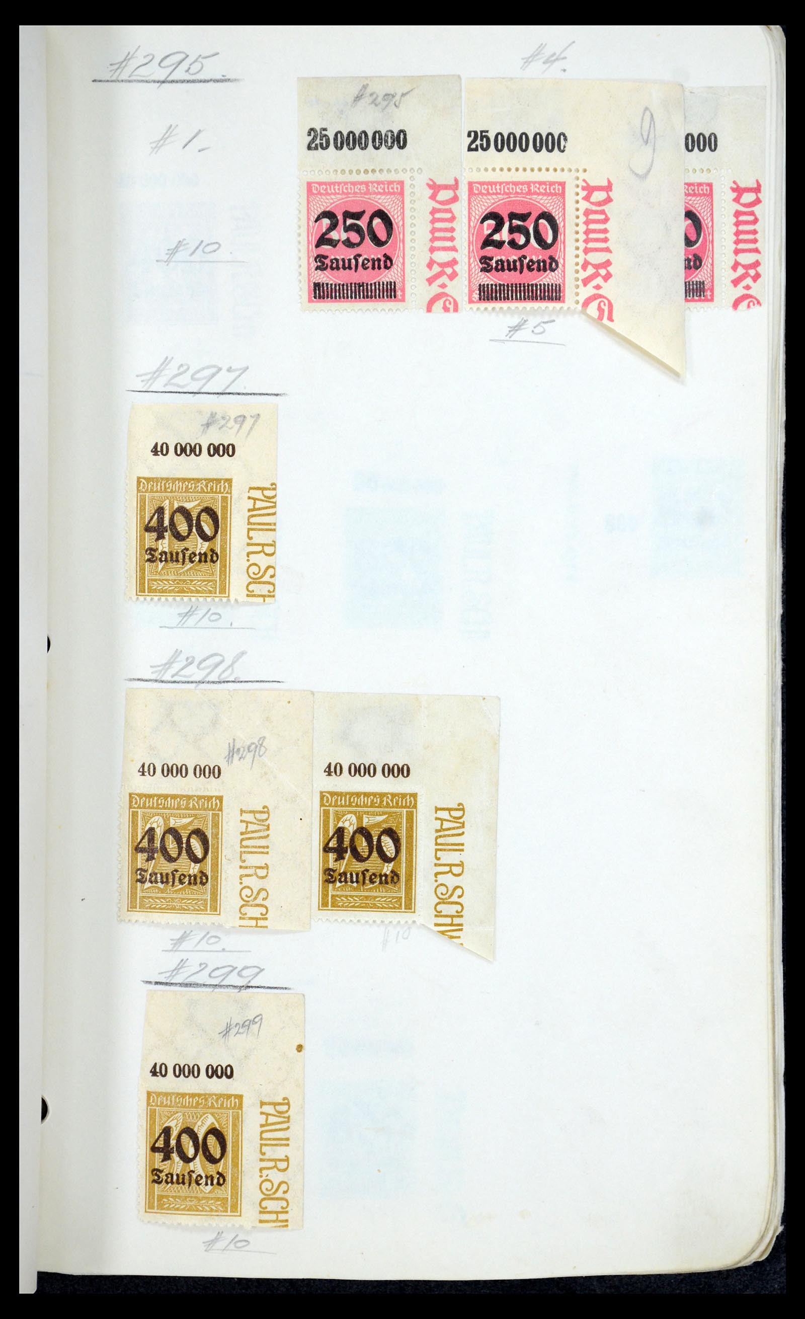 35565 021 - Postzegelverzameling 35565 Duitse Rijk infla 1919-1923.