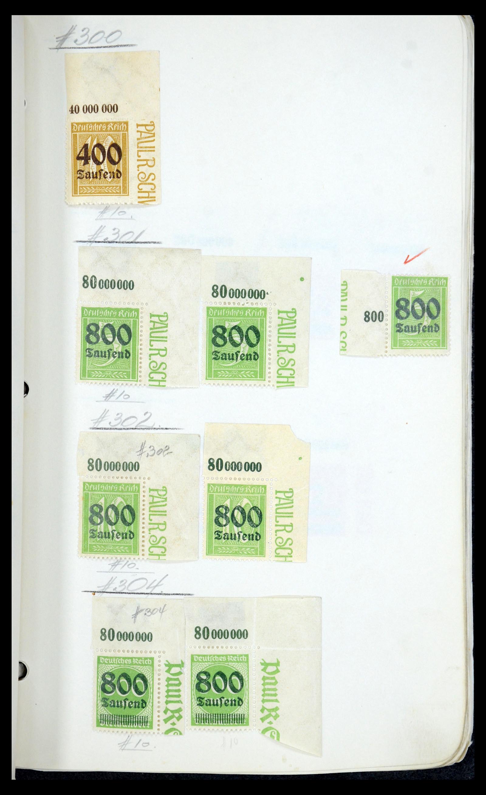 35565 022 - Postzegelverzameling 35565 Duitse Rijk infla 1919-1923.