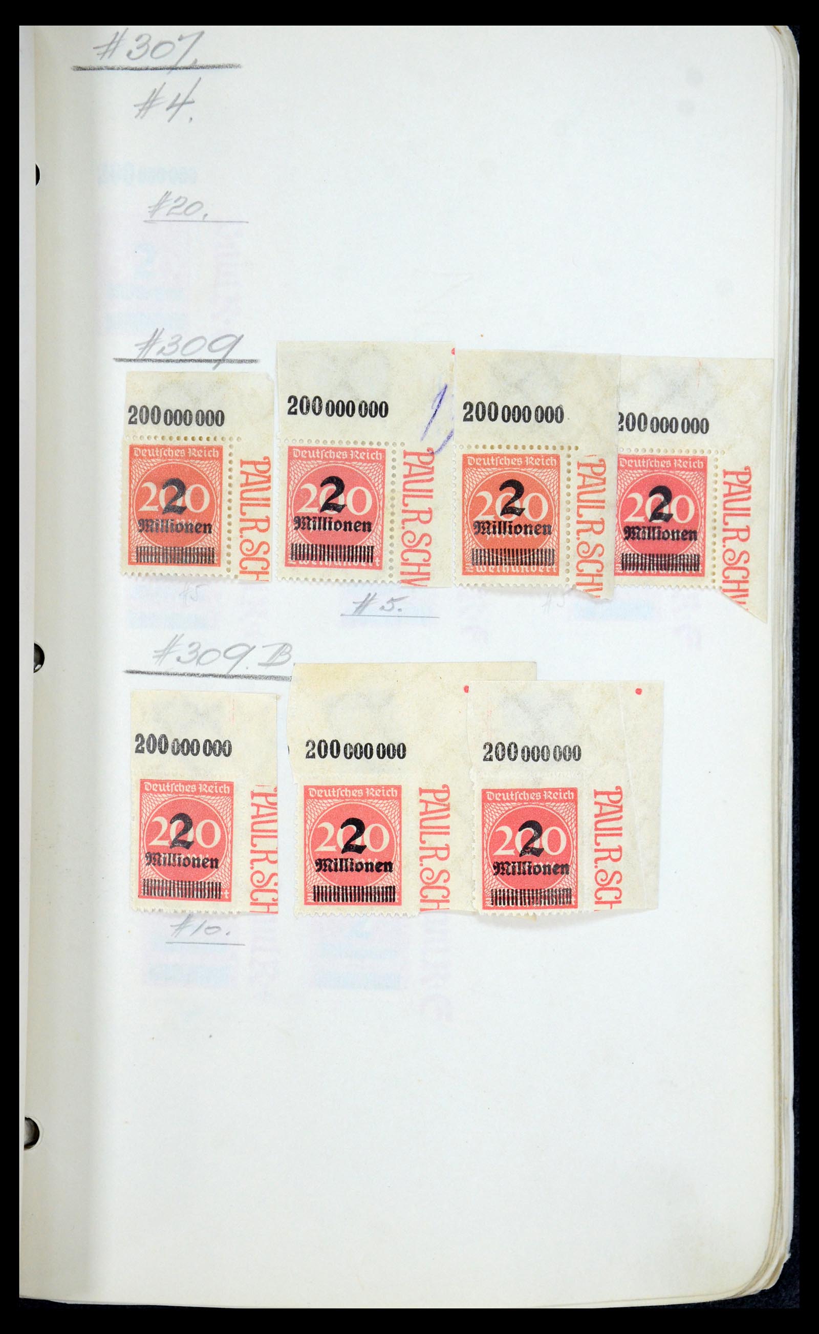 35565 023 - Postzegelverzameling 35565 Duitse Rijk infla 1919-1923.