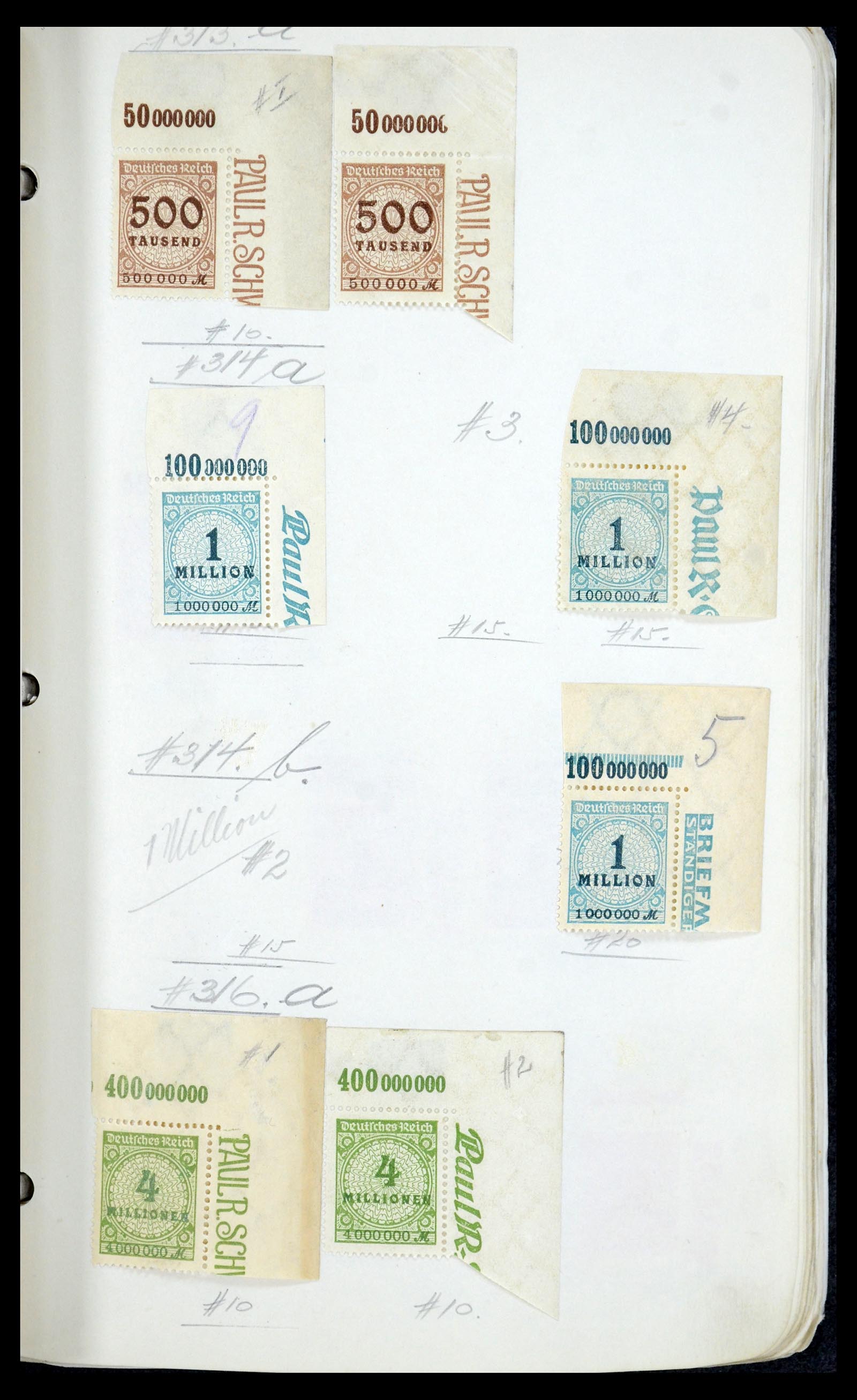 35565 025 - Postzegelverzameling 35565 Duitse Rijk infla 1919-1923.