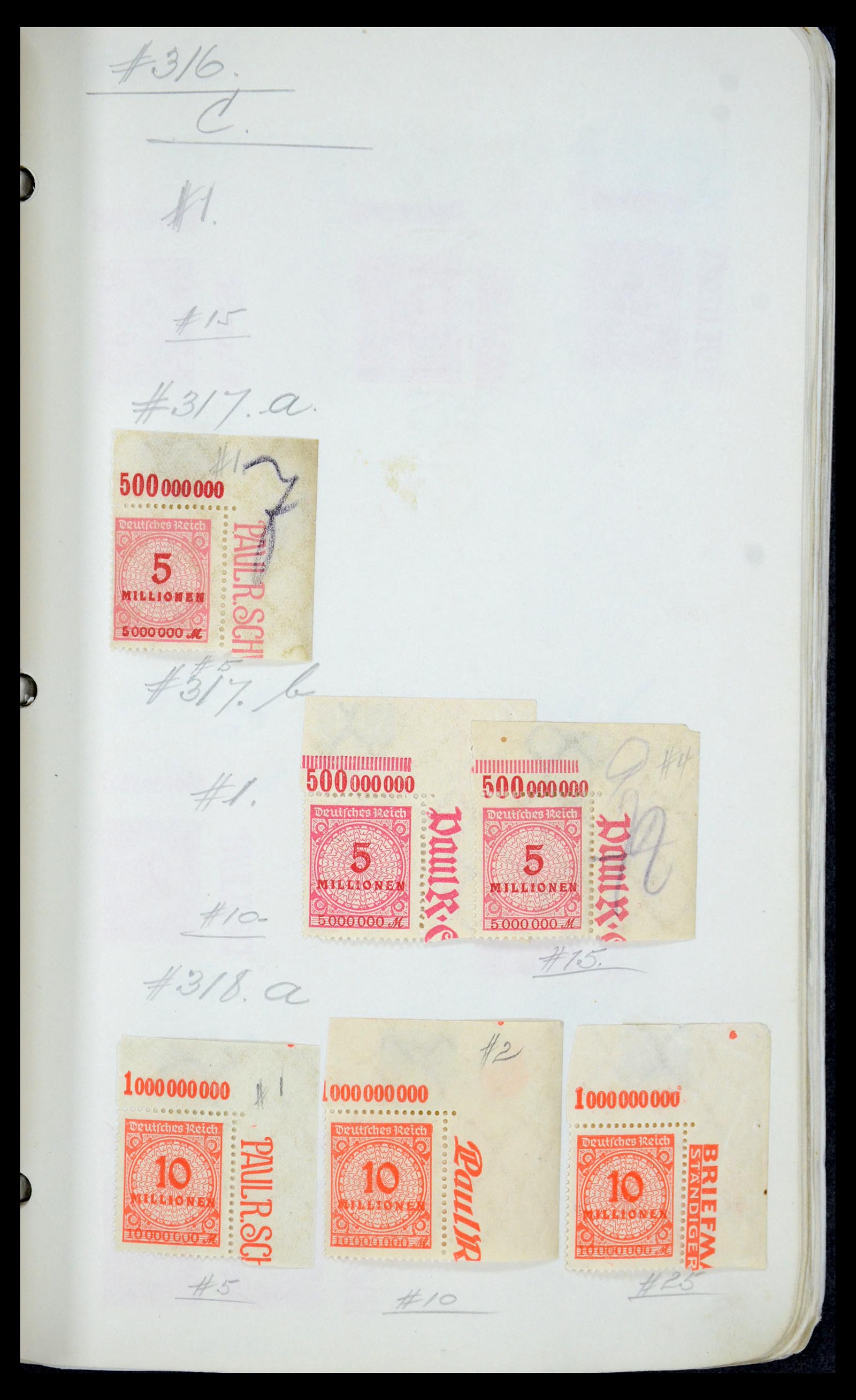 35565 026 - Stamp Collection 35565 German Reich infla 1919-1923.