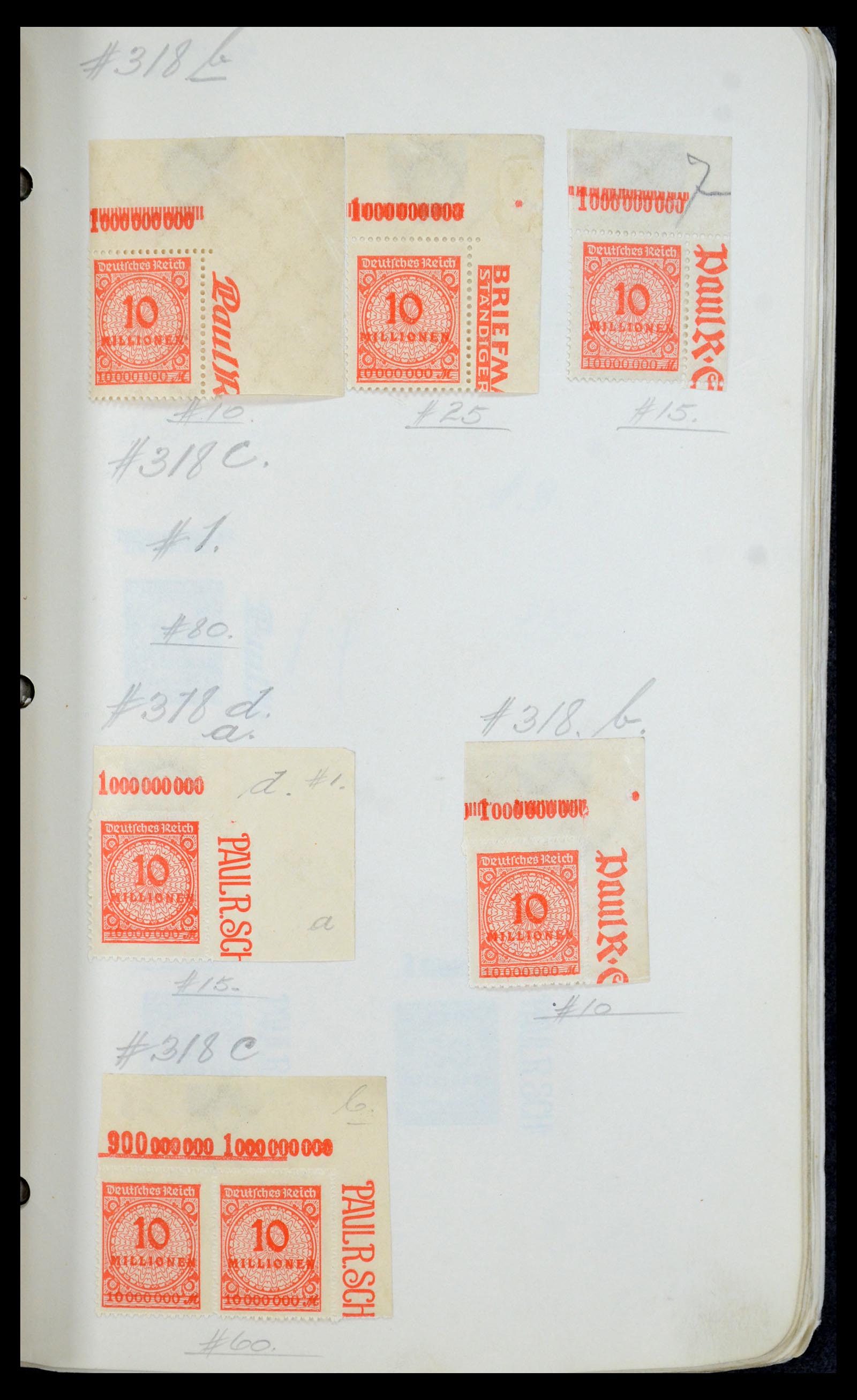 35565 027 - Stamp Collection 35565 German Reich infla 1919-1923.
