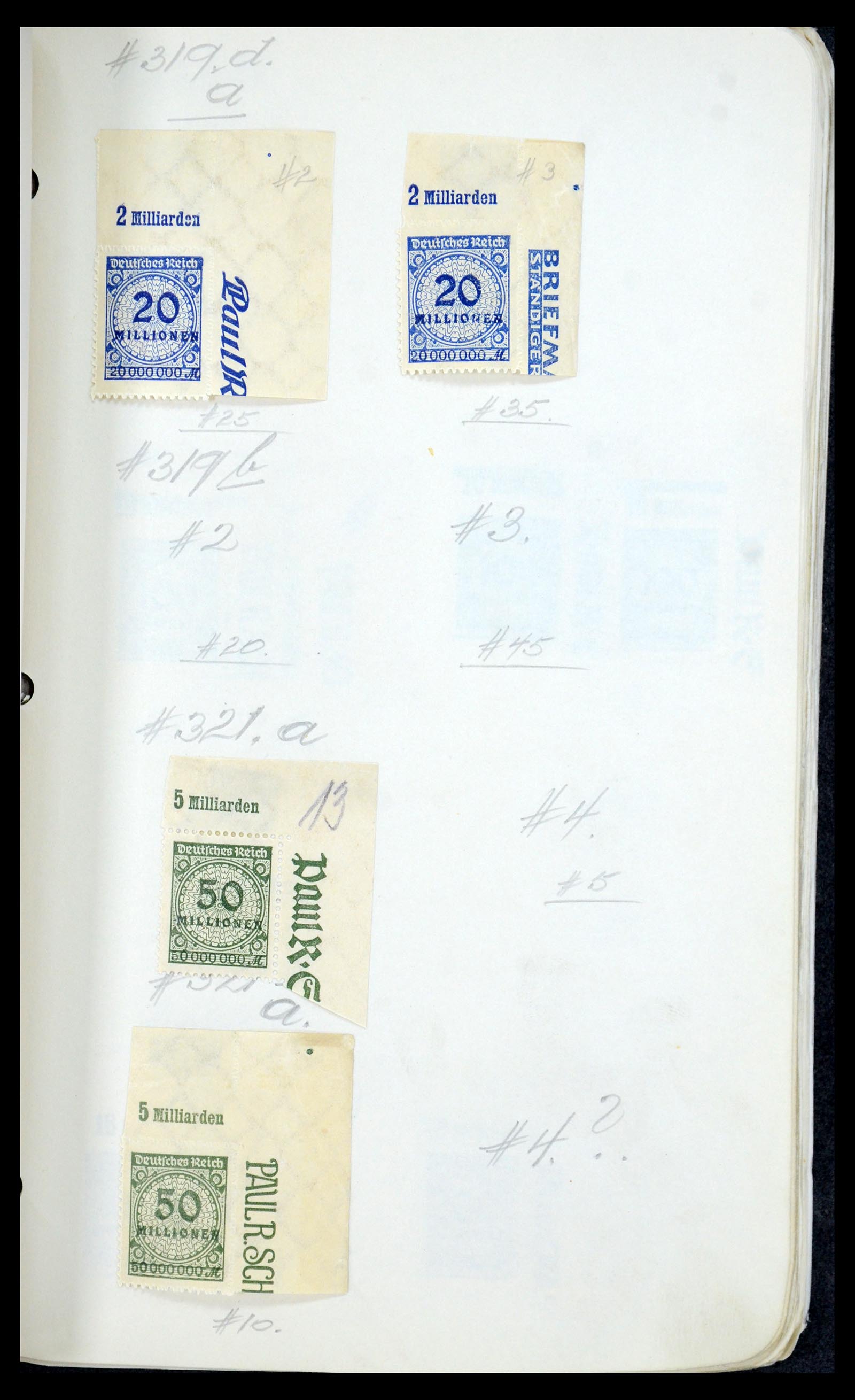 35565 029 - Postzegelverzameling 35565 Duitse Rijk infla 1919-1923.
