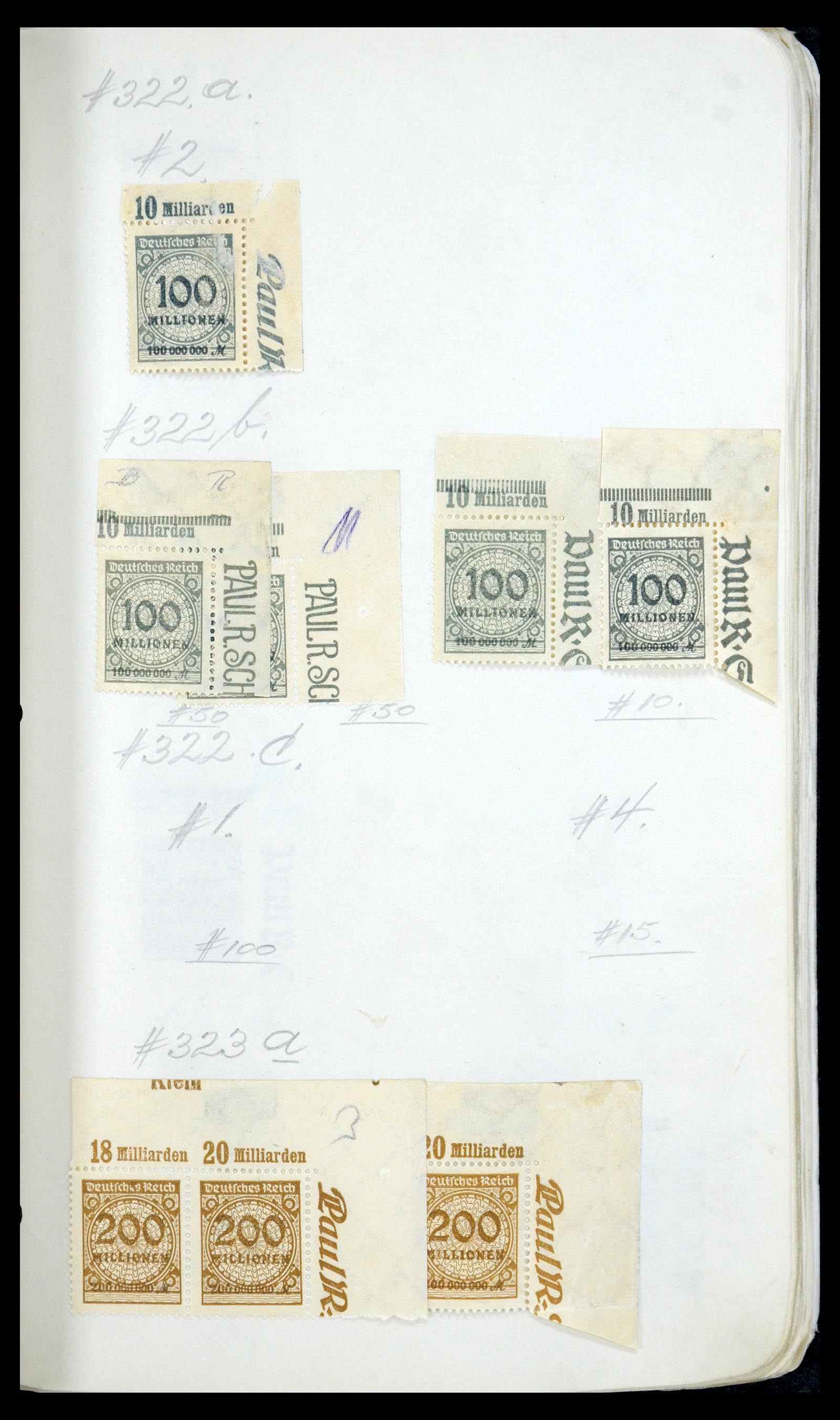 35565 030 - Postzegelverzameling 35565 Duitse Rijk infla 1919-1923.