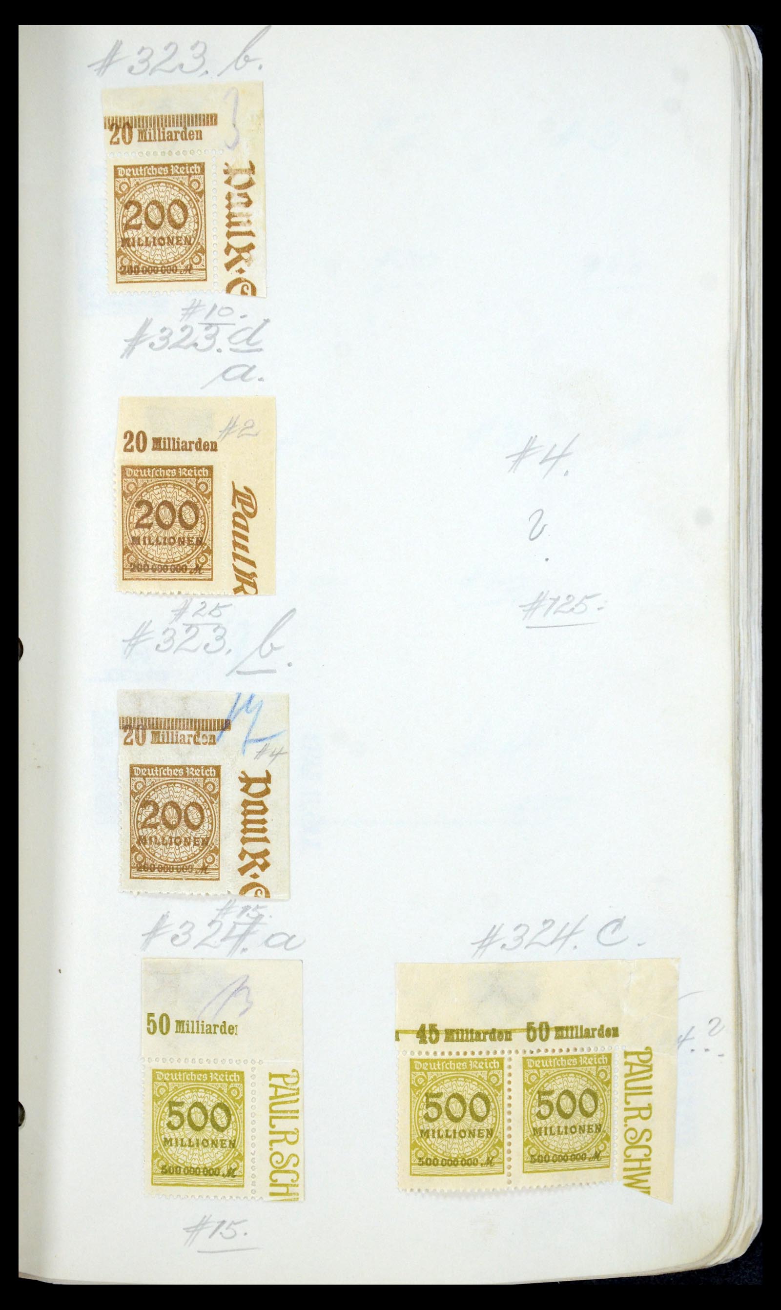 35565 031 - Postzegelverzameling 35565 Duitse Rijk infla 1919-1923.