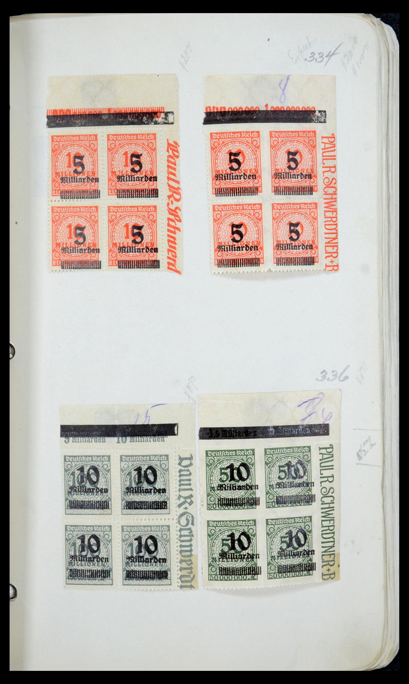35565 039 - Postzegelverzameling 35565 Duitse Rijk infla 1919-1923.