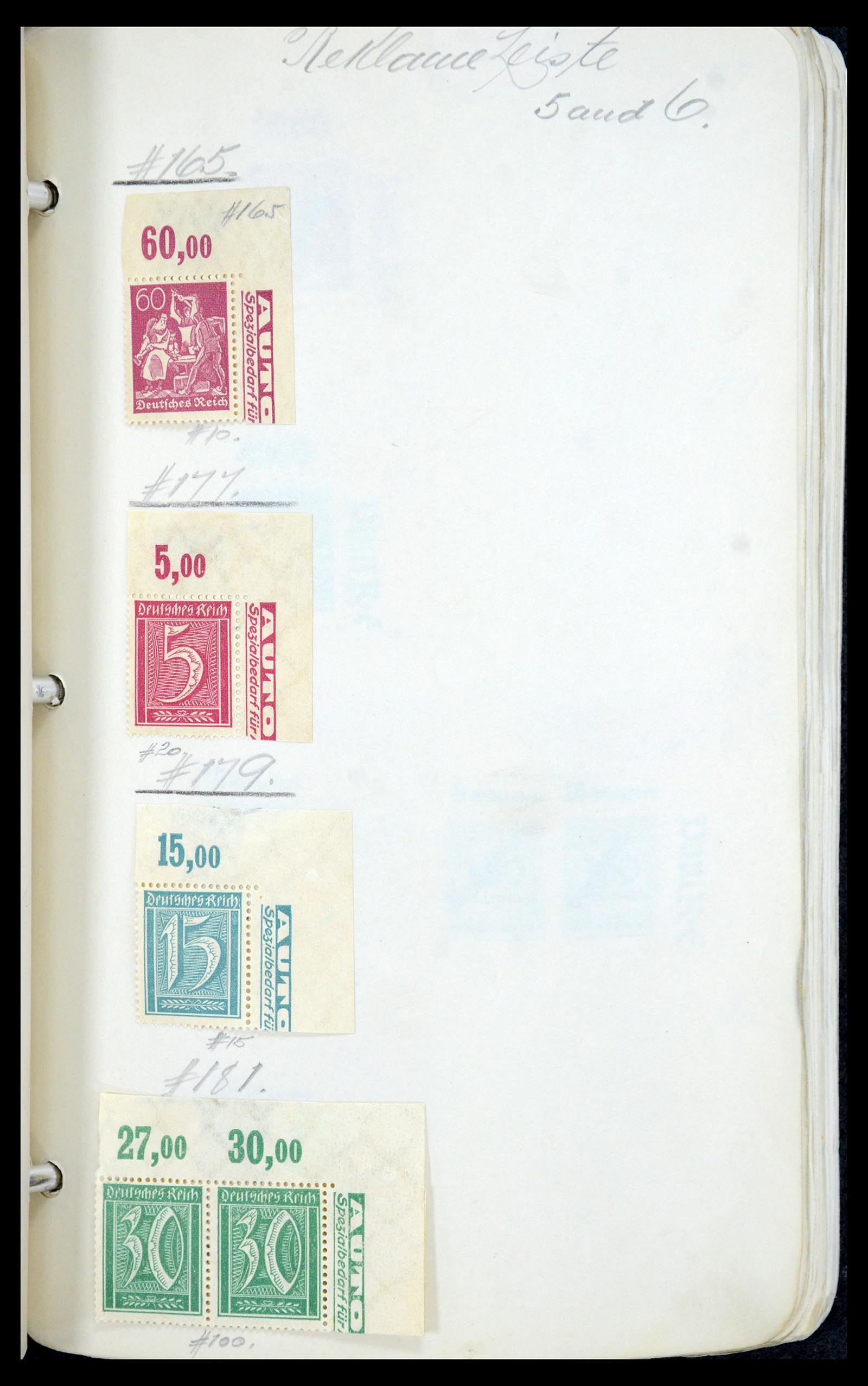 35565 041 - Postzegelverzameling 35565 Duitse Rijk infla 1919-1923.