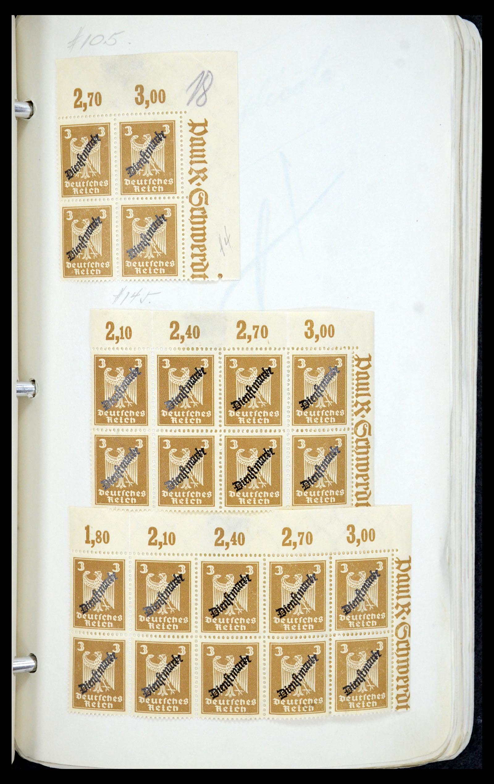 35565 044 - Postzegelverzameling 35565 Duitse Rijk infla 1919-1923.