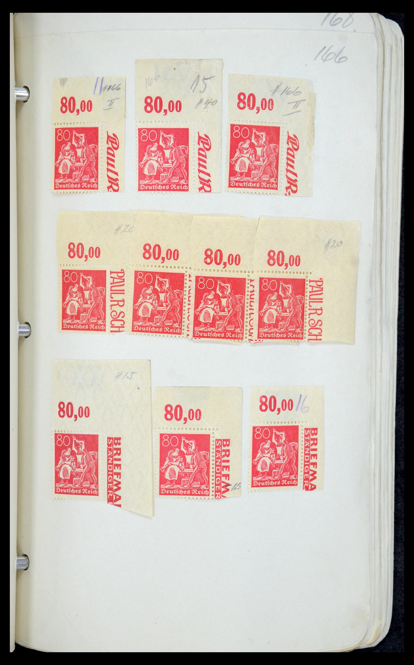 35565 048 - Postzegelverzameling 35565 Duitse Rijk infla 1919-1923.