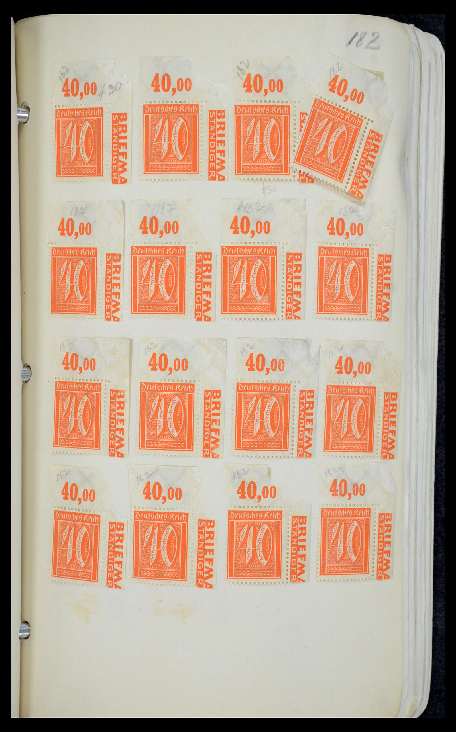 35565 051 - Postzegelverzameling 35565 Duitse Rijk infla 1919-1923.
