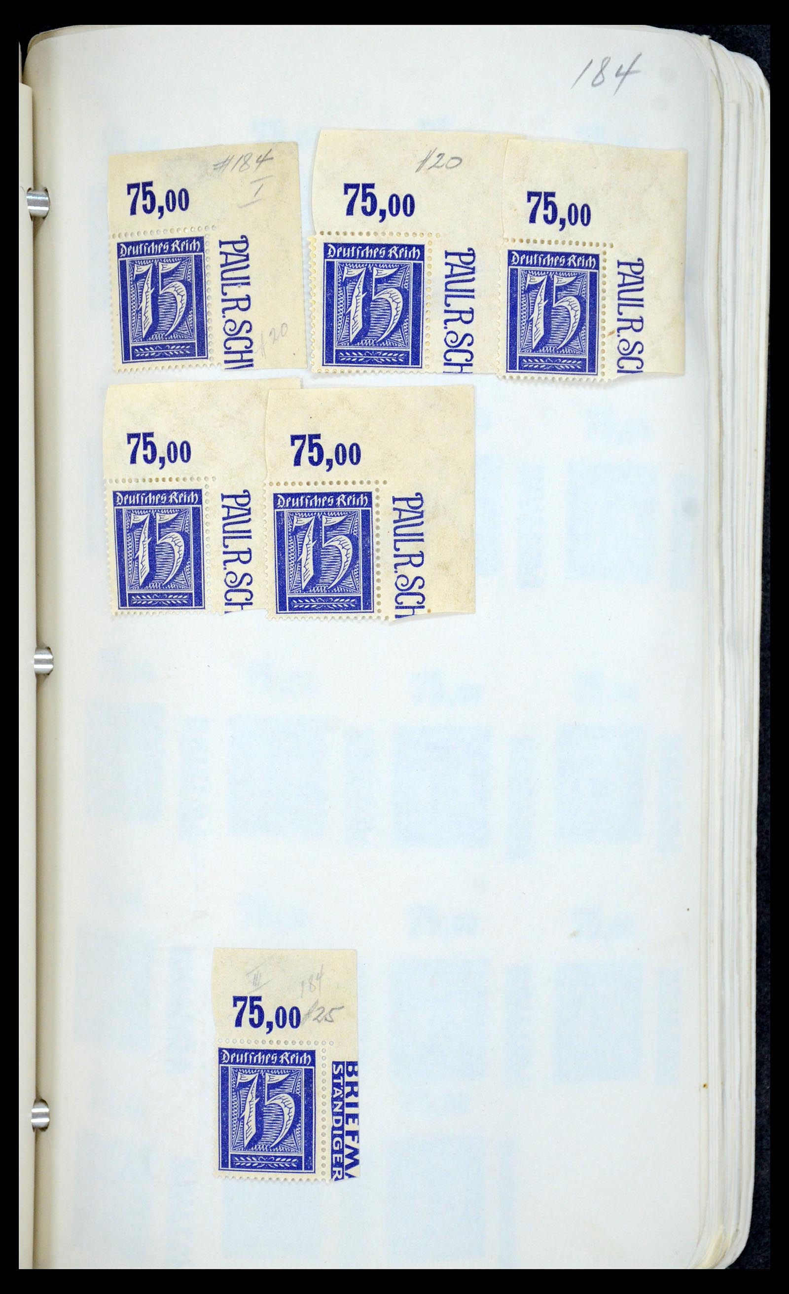 35565 054 - Postzegelverzameling 35565 Duitse Rijk infla 1919-1923.