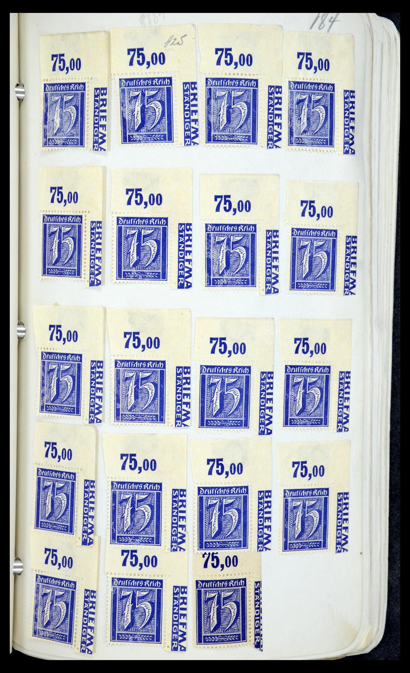 35565 055 - Postzegelverzameling 35565 Duitse Rijk infla 1919-1923.