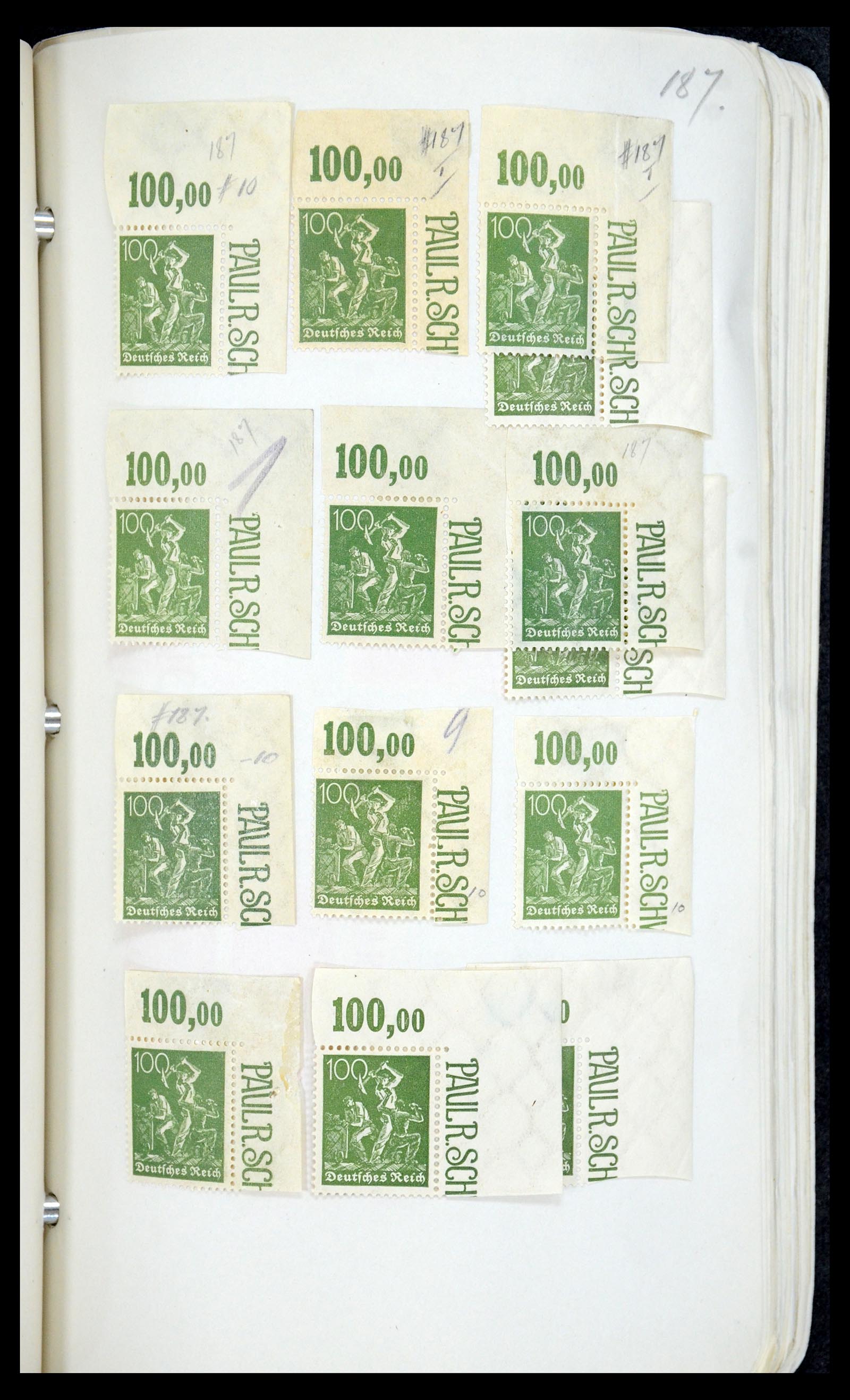 35565 057 - Postzegelverzameling 35565 Duitse Rijk infla 1919-1923.