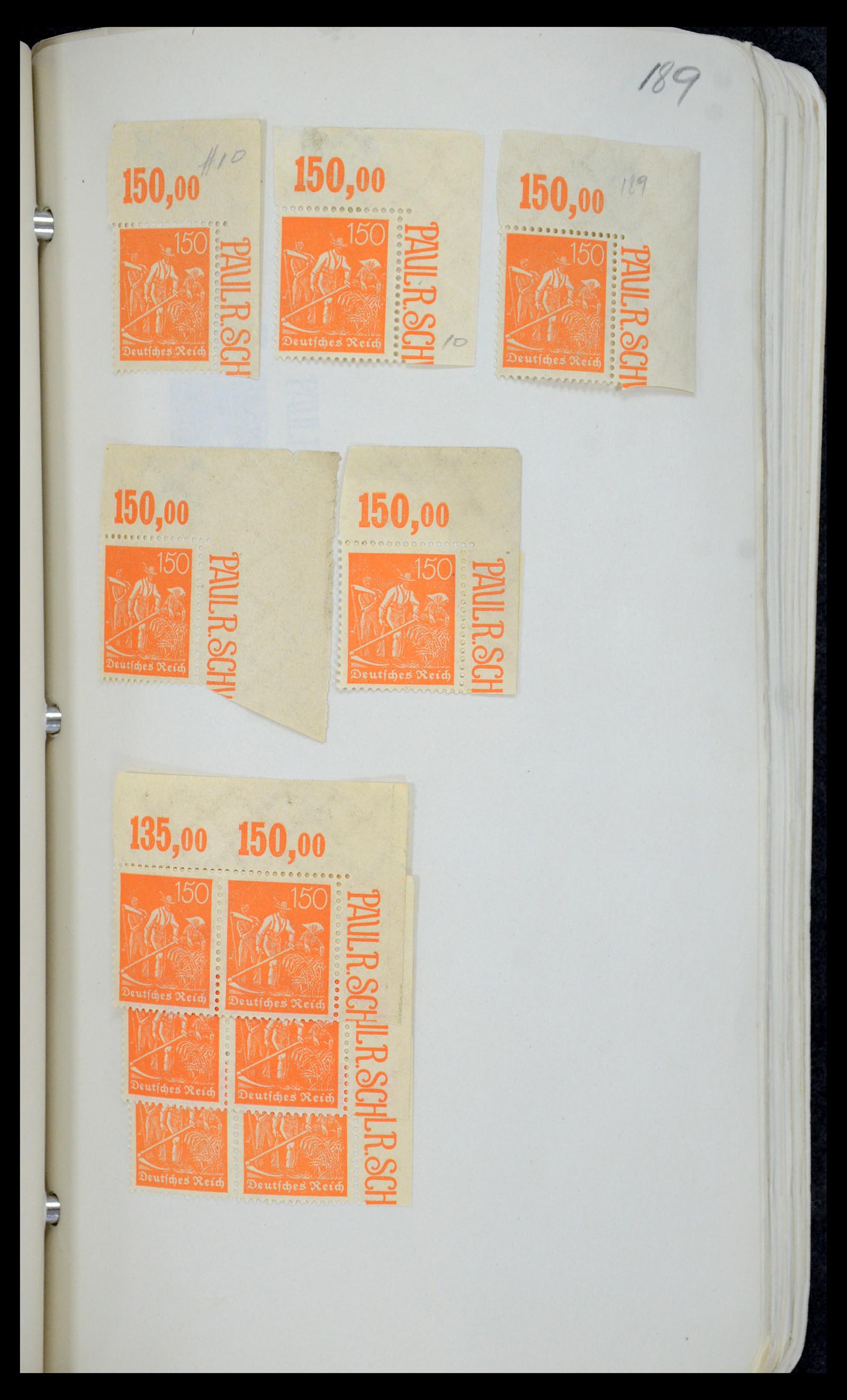 35565 058 - Postzegelverzameling 35565 Duitse Rijk infla 1919-1923.