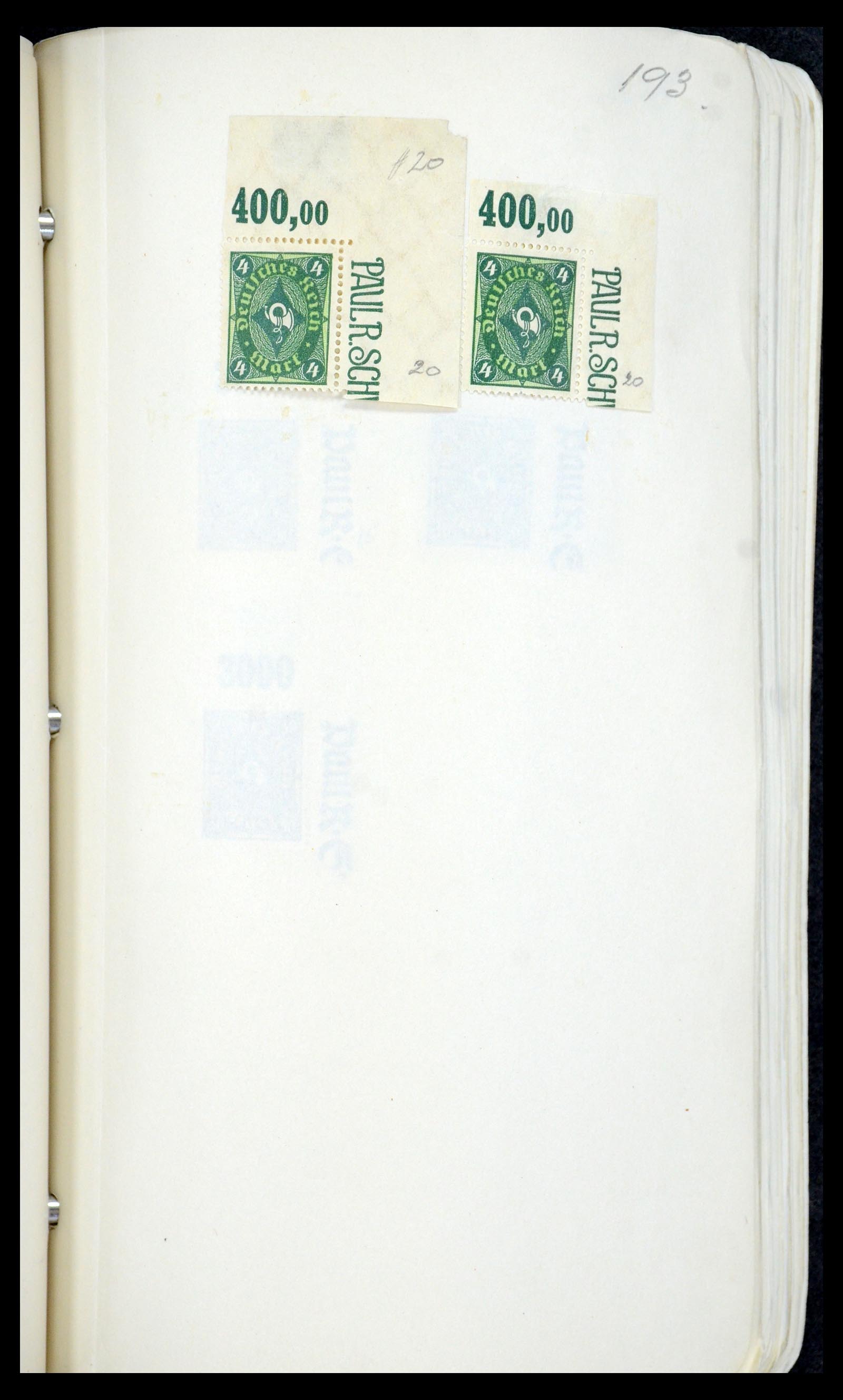 35565 060 - Postzegelverzameling 35565 Duitse Rijk infla 1919-1923.