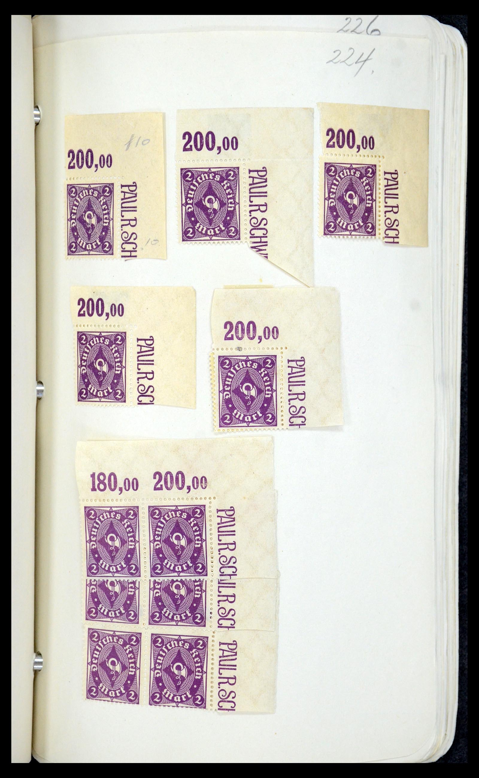 35565 063 - Postzegelverzameling 35565 Duitse Rijk infla 1919-1923.