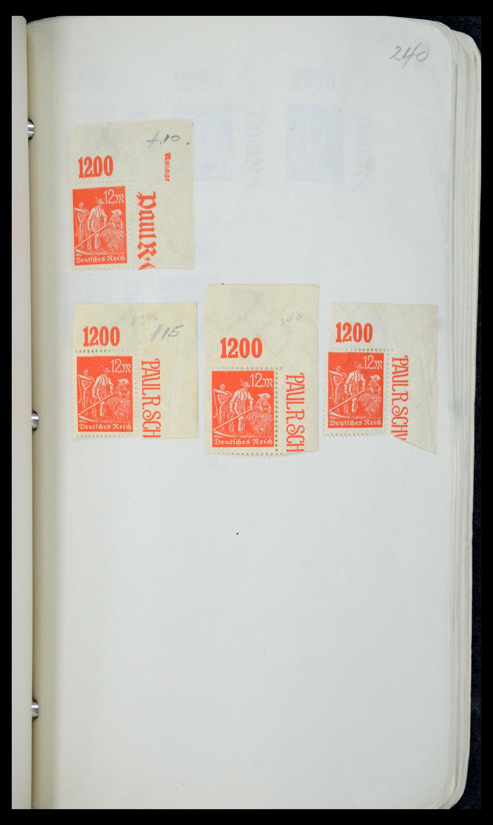 35565 071 - Postzegelverzameling 35565 Duitse Rijk infla 1919-1923.