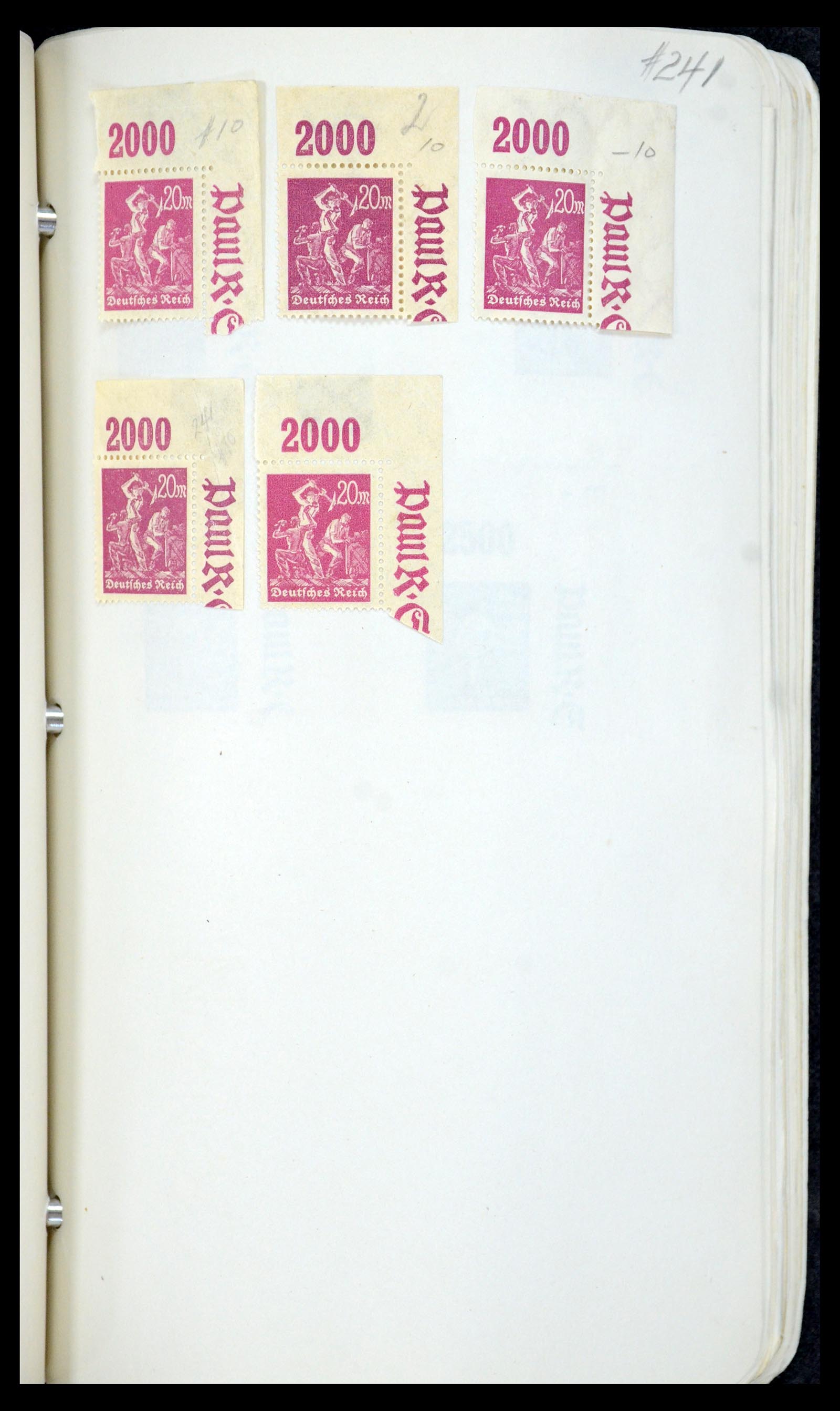 35565 072 - Postzegelverzameling 35565 Duitse Rijk infla 1919-1923.