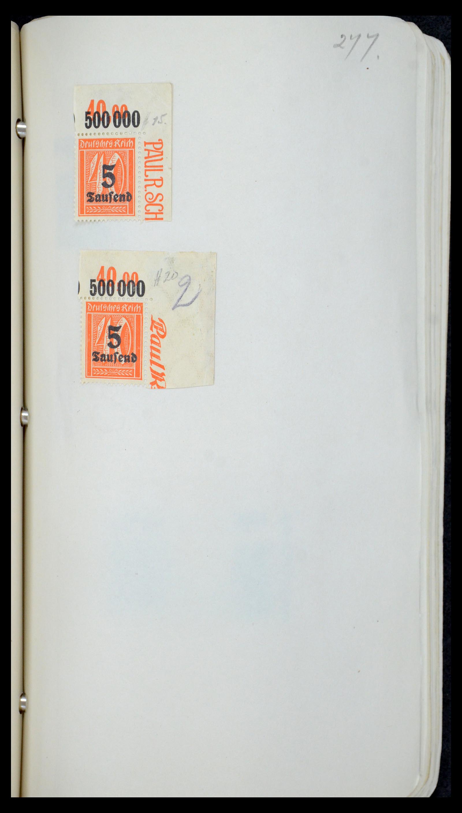 35565 080 - Postzegelverzameling 35565 Duitse Rijk infla 1919-1923.