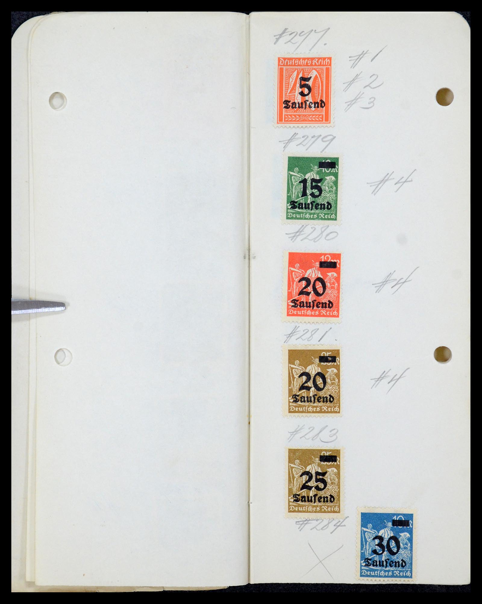 35565 907 - Postzegelverzameling 35565 Duitse Rijk infla 1919-1923.