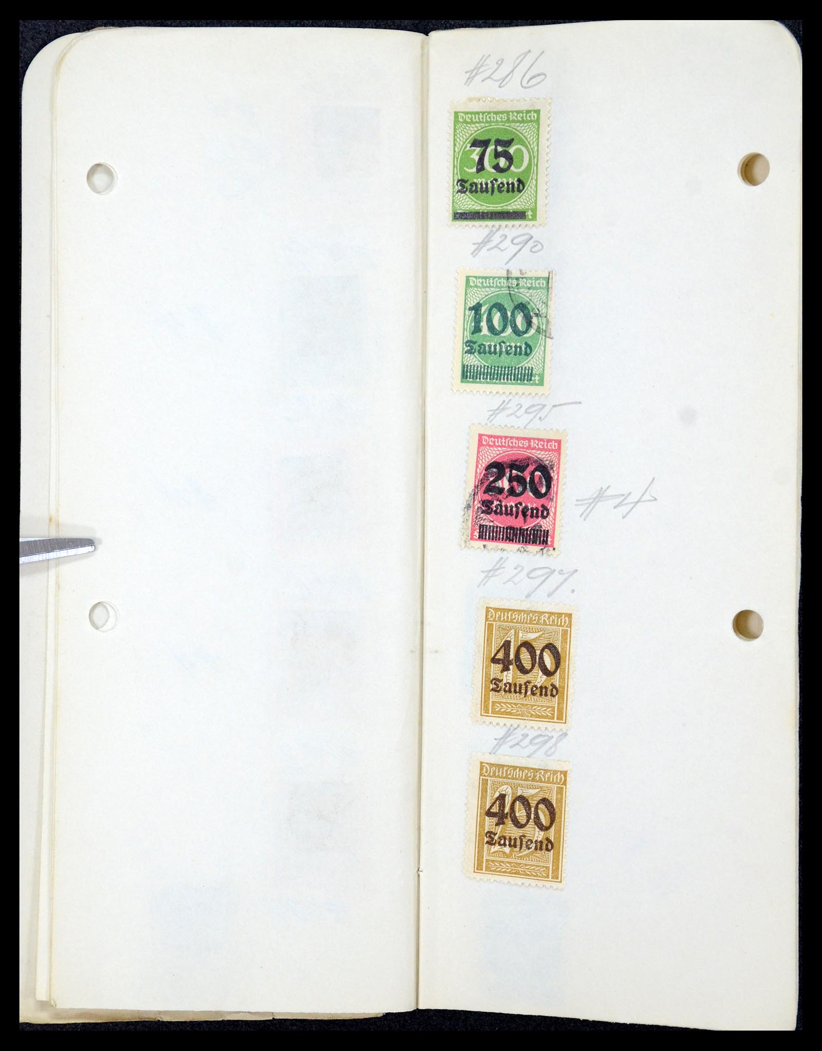 35565 908 - Postzegelverzameling 35565 Duitse Rijk infla 1919-1923.