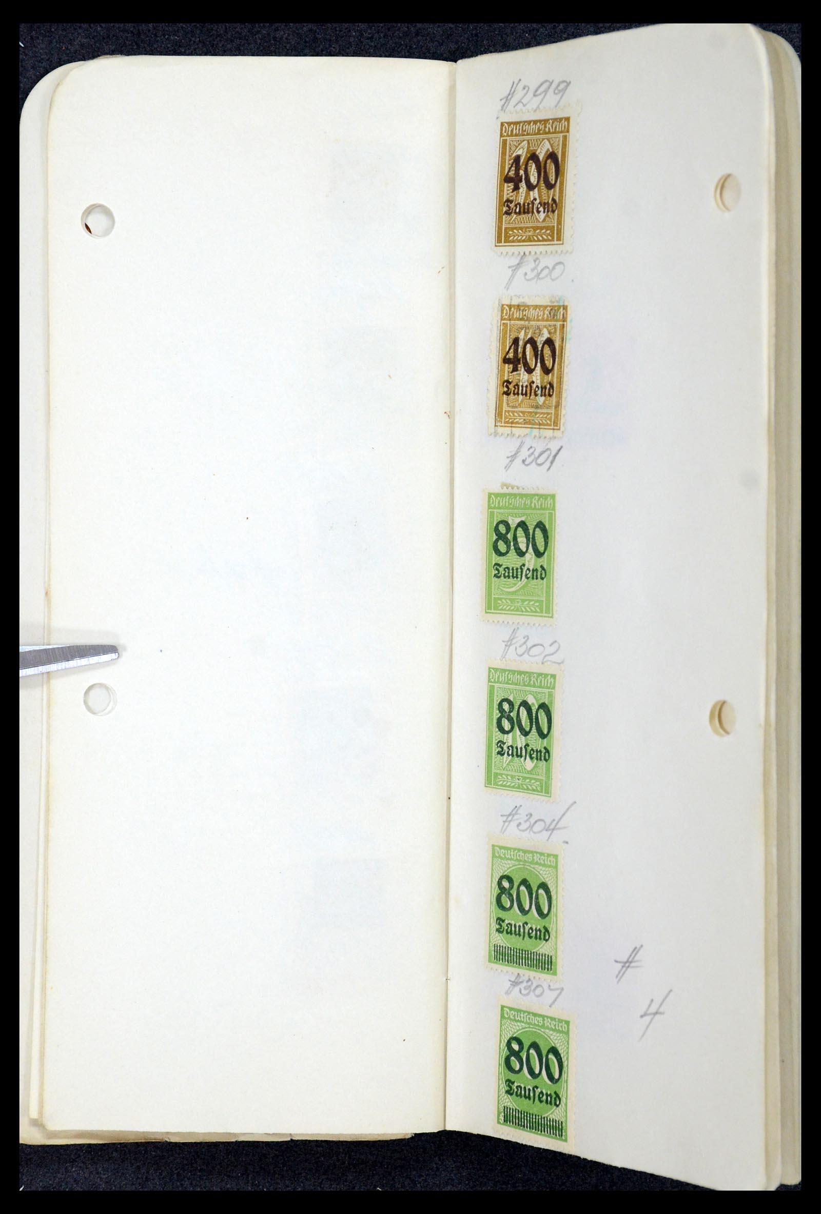 35565 909 - Postzegelverzameling 35565 Duitse Rijk infla 1919-1923.