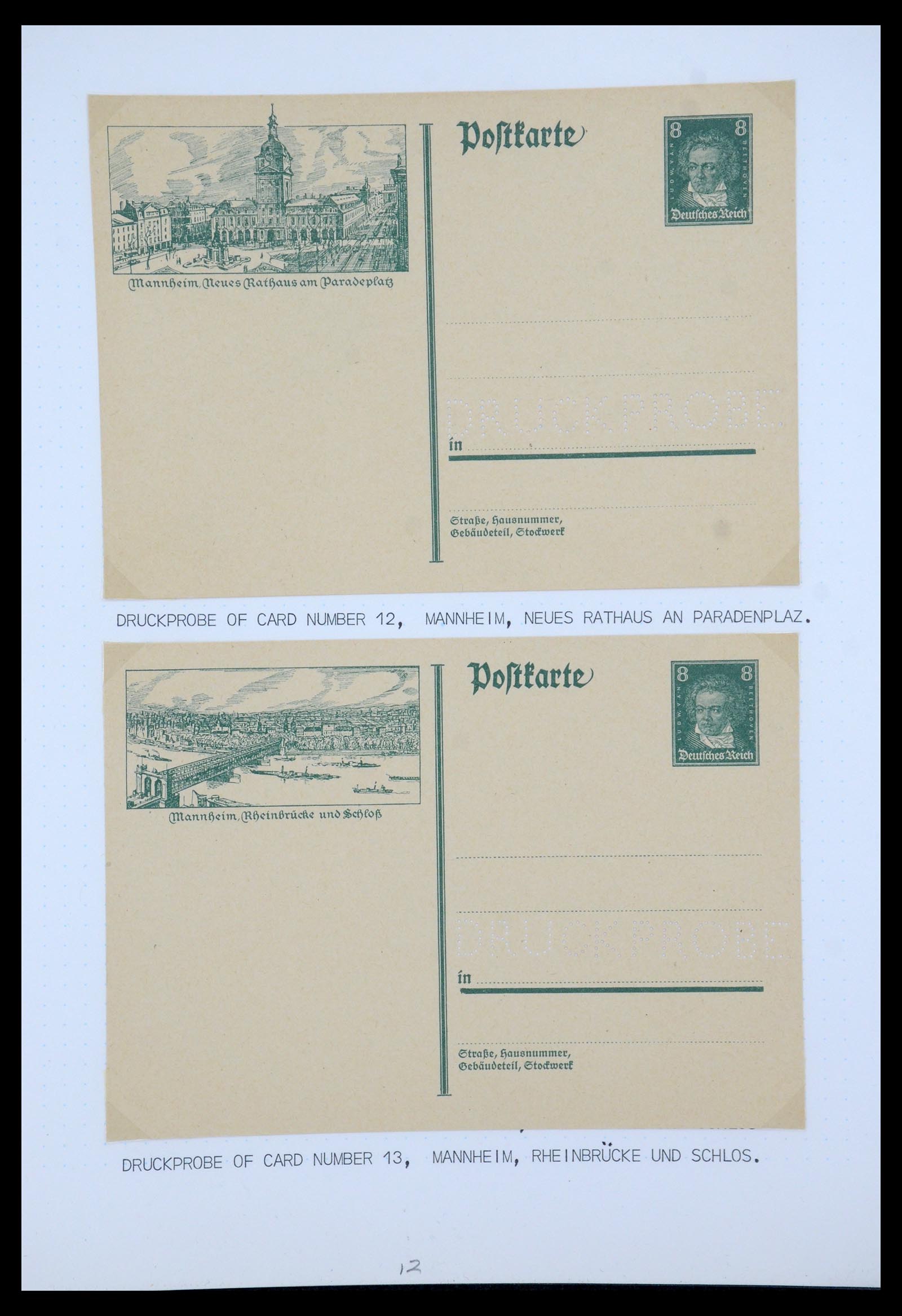 35567 004 - Postzegelverzameling 35567 Motief Beethoven 1920-1970.