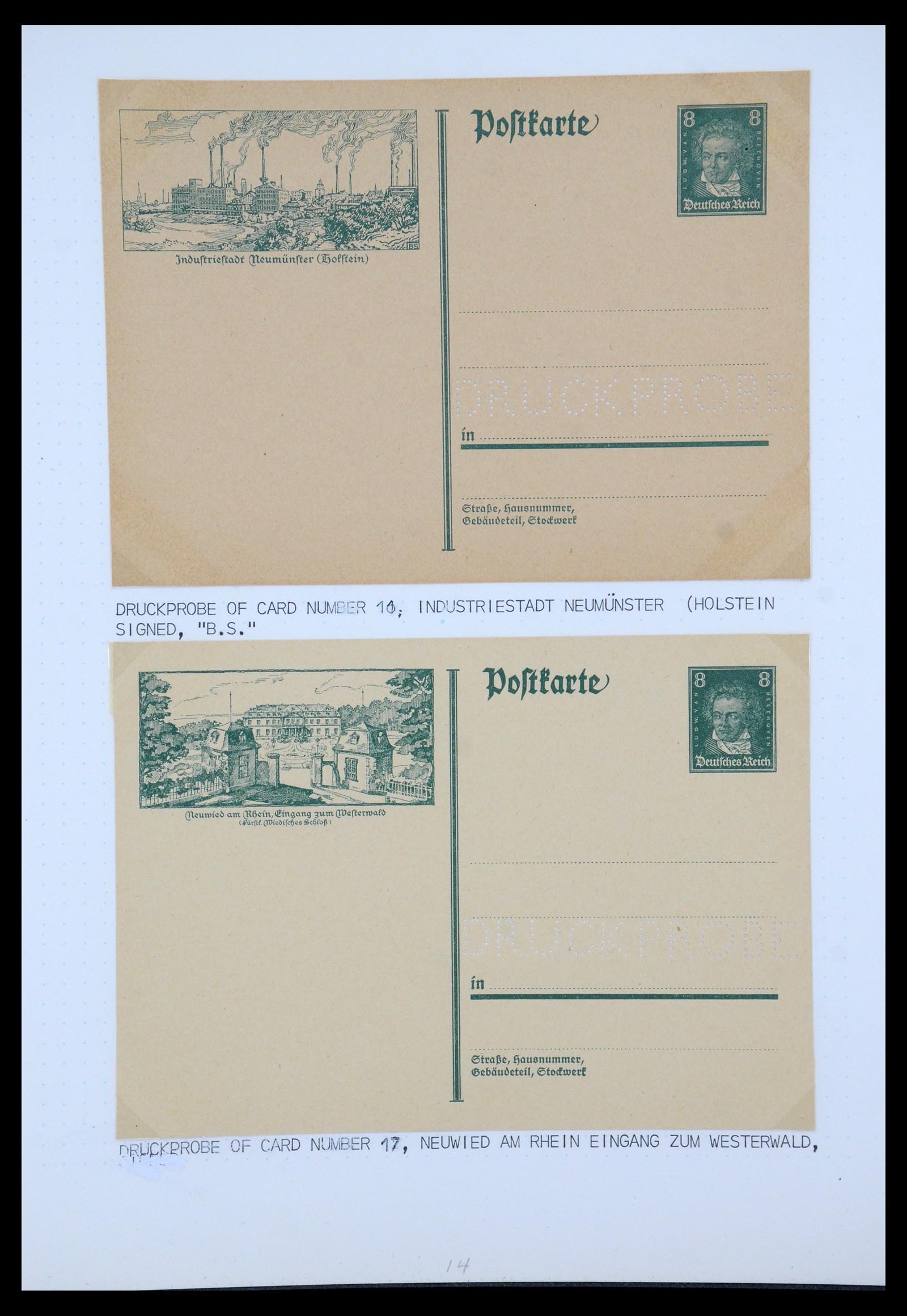35567 006 - Postzegelverzameling 35567 Motief Beethoven 1920-1970.