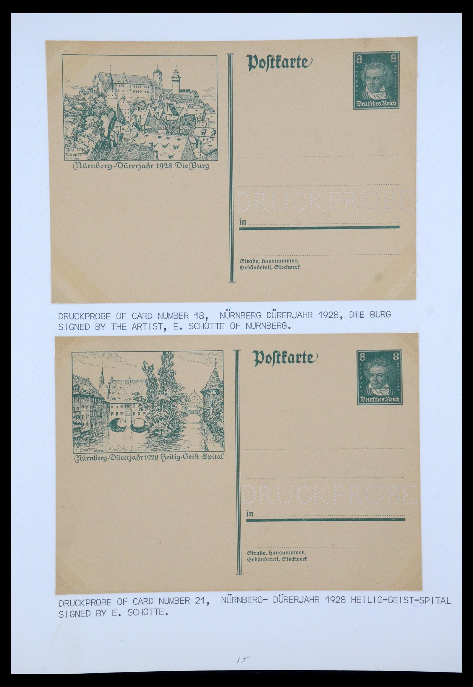 35567 007 - Postzegelverzameling 35567 Motief Beethoven 1920-1970.