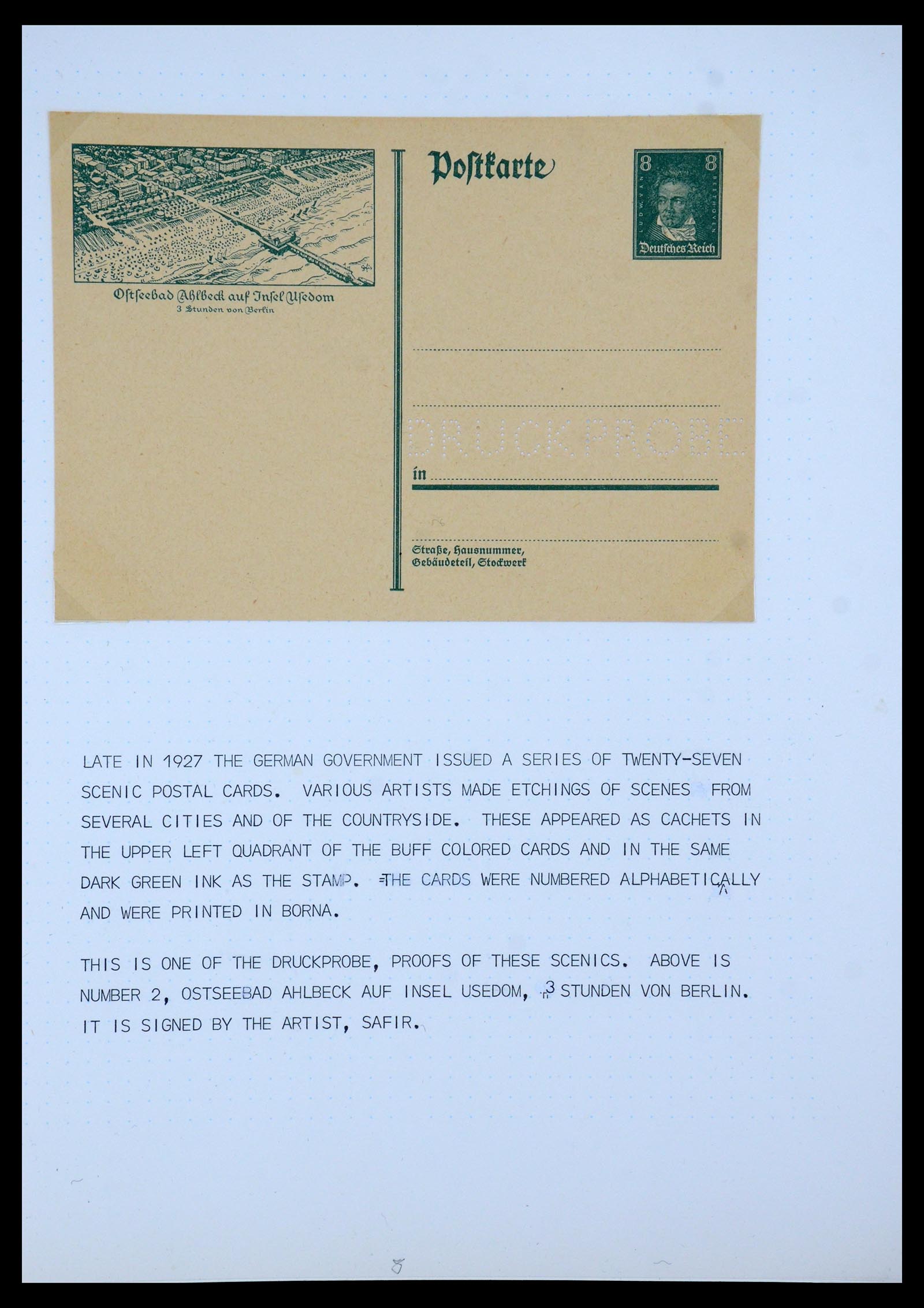 35567 016 - Postzegelverzameling 35567 Motief Beethoven 1920-1970.