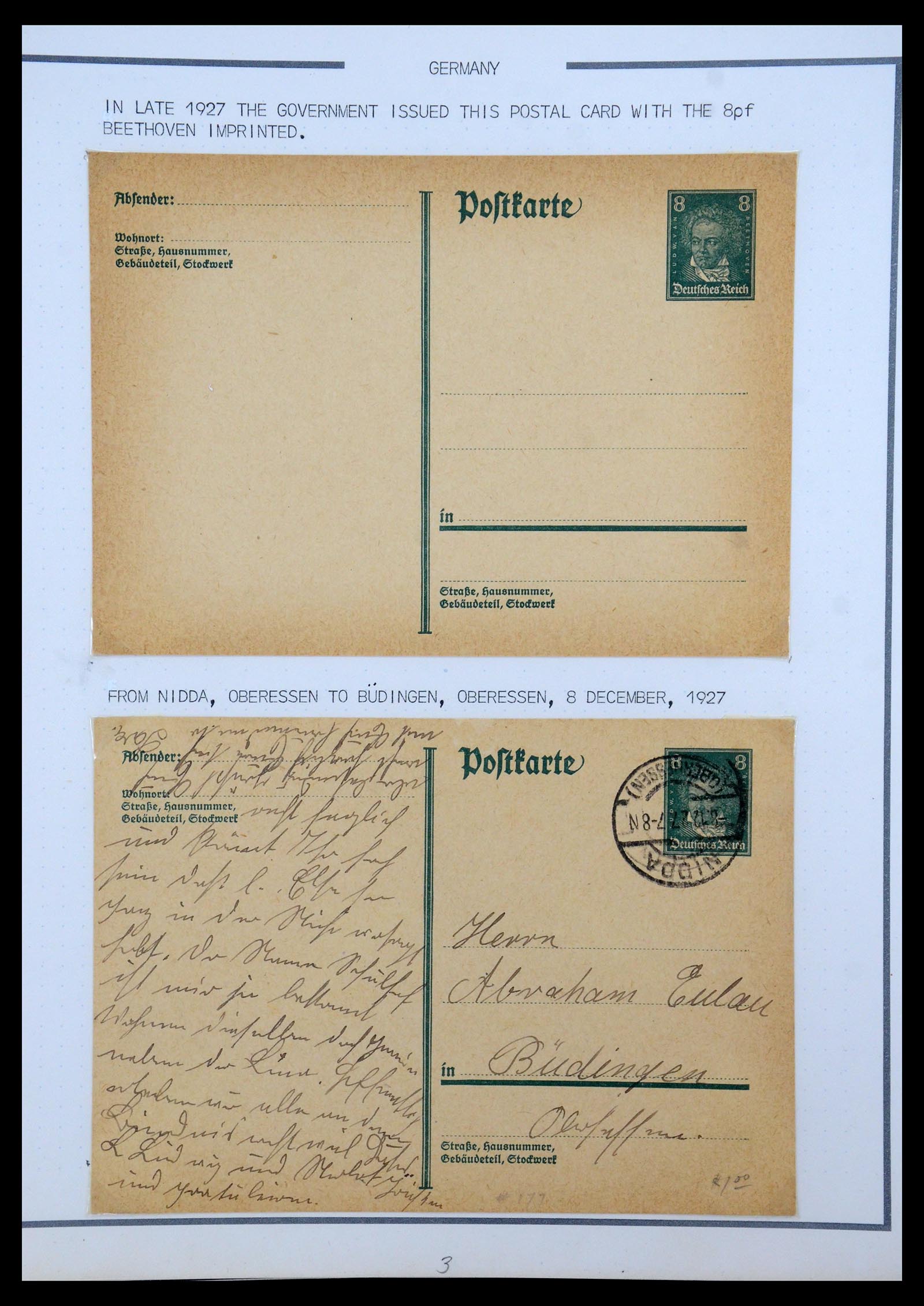 35567 017 - Postzegelverzameling 35567 Motief Beethoven 1920-1970.