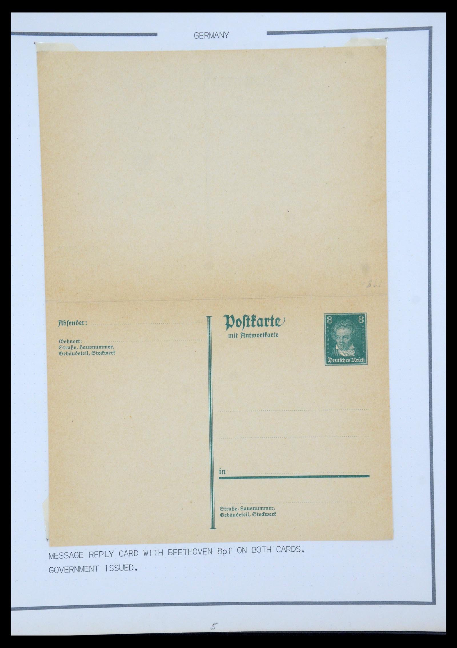 35567 019 - Postzegelverzameling 35567 Motief Beethoven 1920-1970.
