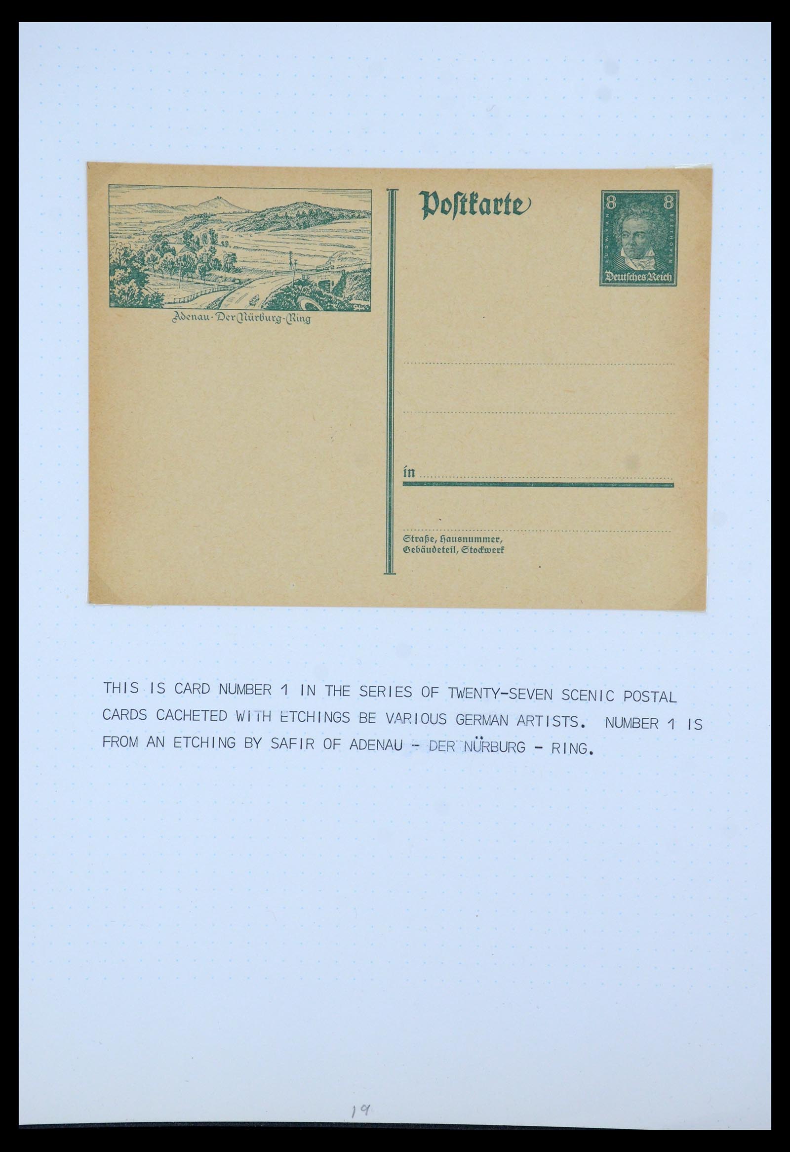 35567 023 - Postzegelverzameling 35567 Motief Beethoven 1920-1970.