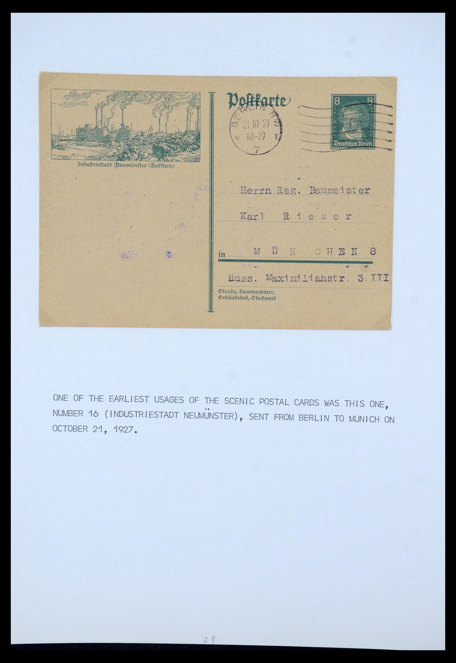 35567 033 - Postzegelverzameling 35567 Motief Beethoven 1920-1970.