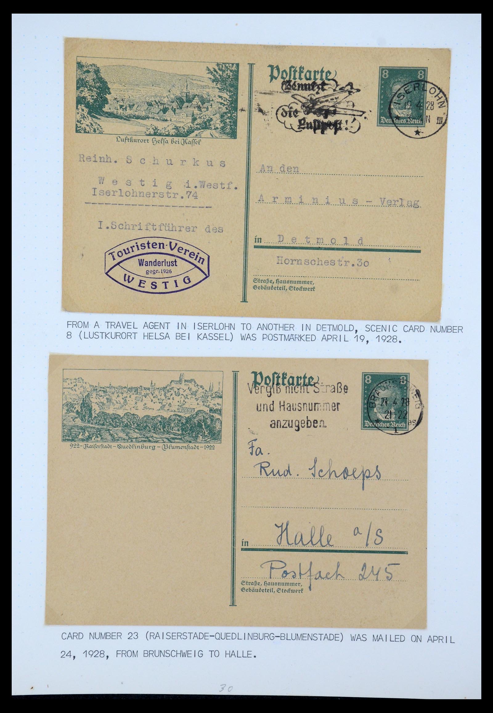 35567 034 - Postzegelverzameling 35567 Motief Beethoven 1920-1970.