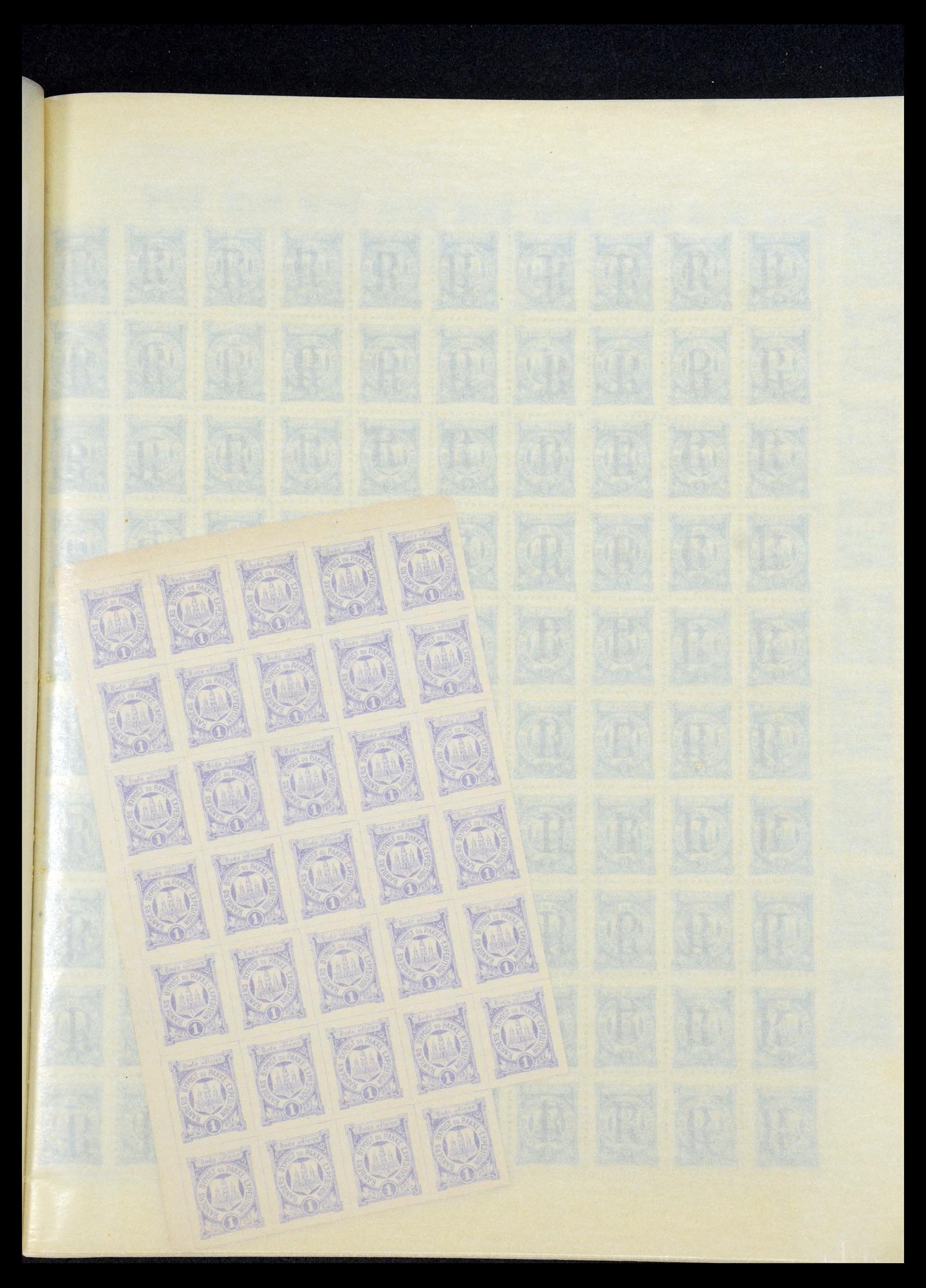 35568 036 - Postzegelverzameling 35568 Denemarken lokaalzegels.
