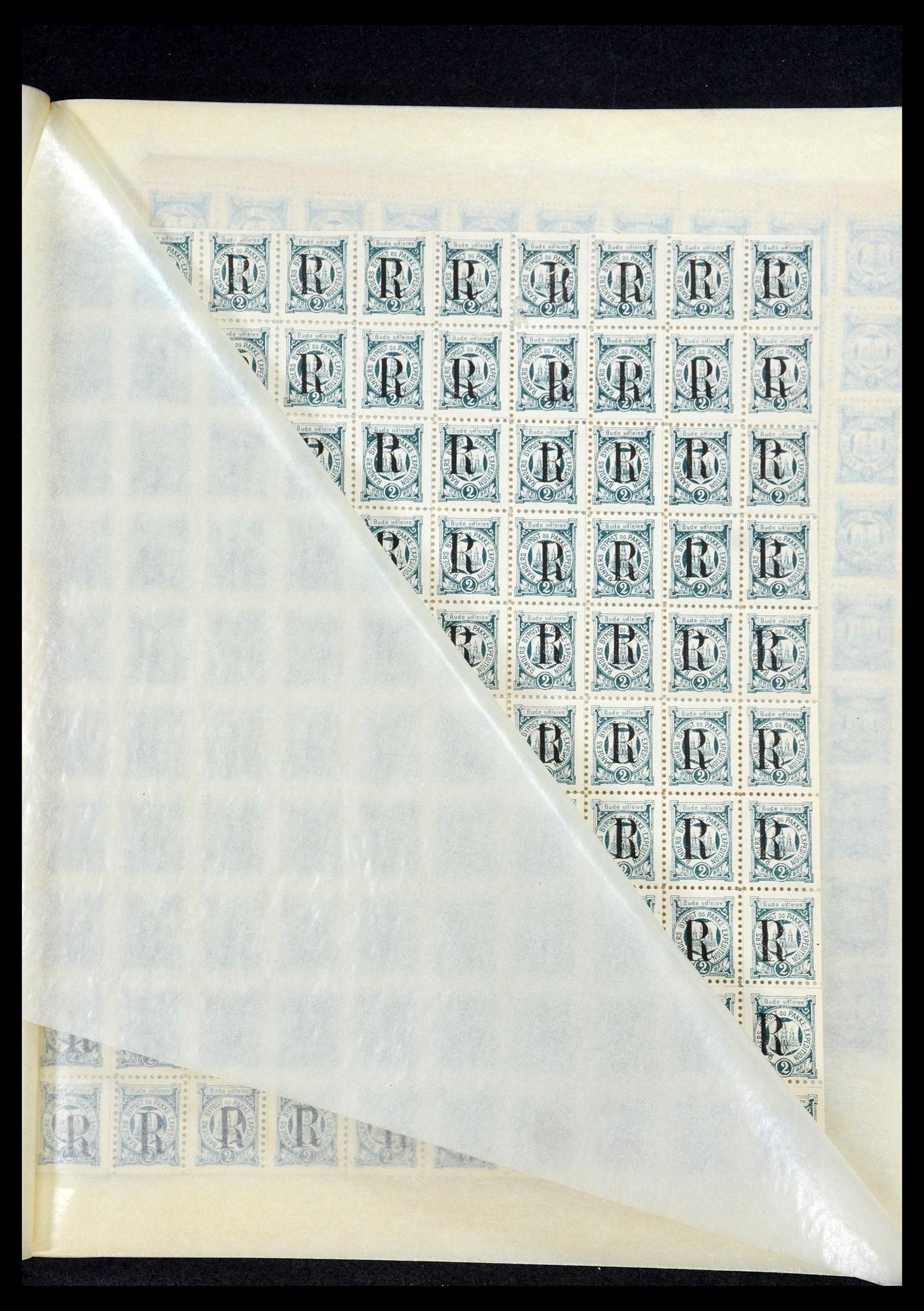 35568 037 - Postzegelverzameling 35568 Denemarken lokaalzegels.