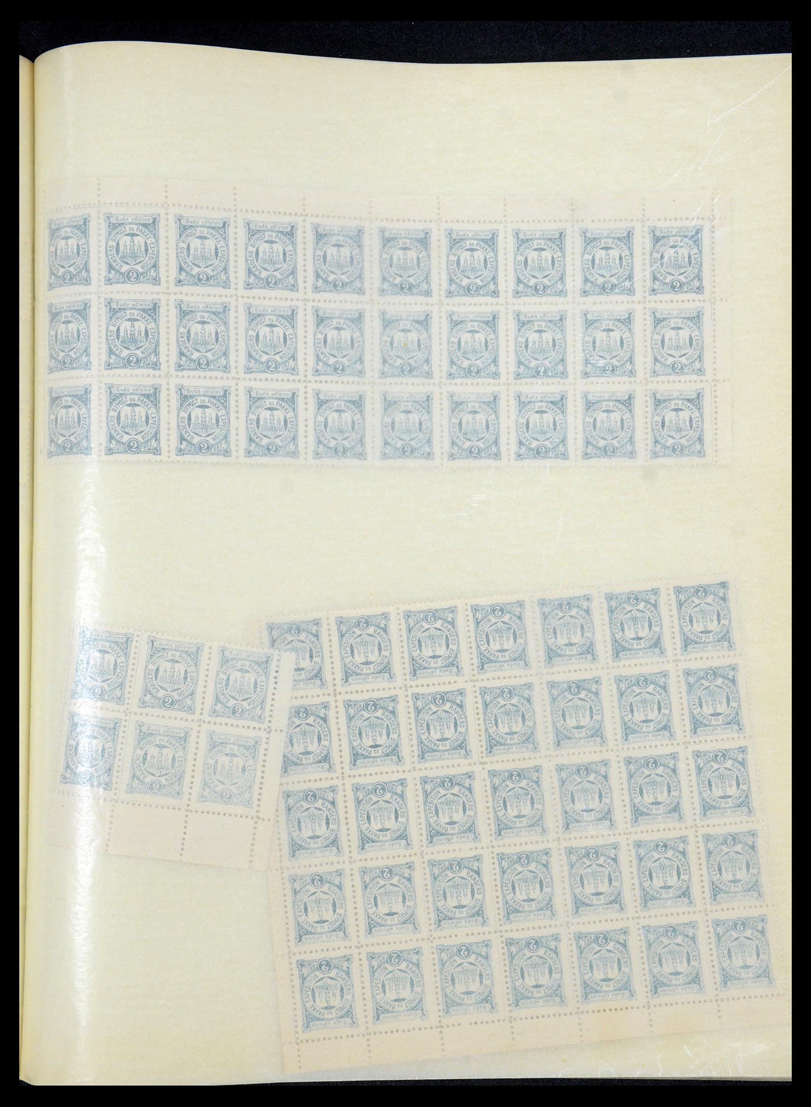 35568 043 - Postzegelverzameling 35568 Denemarken lokaalzegels.